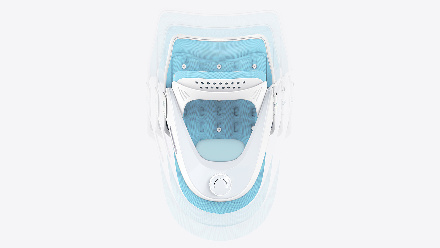 Original works，Medical products，NEW-DESIGN，wireless，Neck brace，healthy，innovate，industrial design，