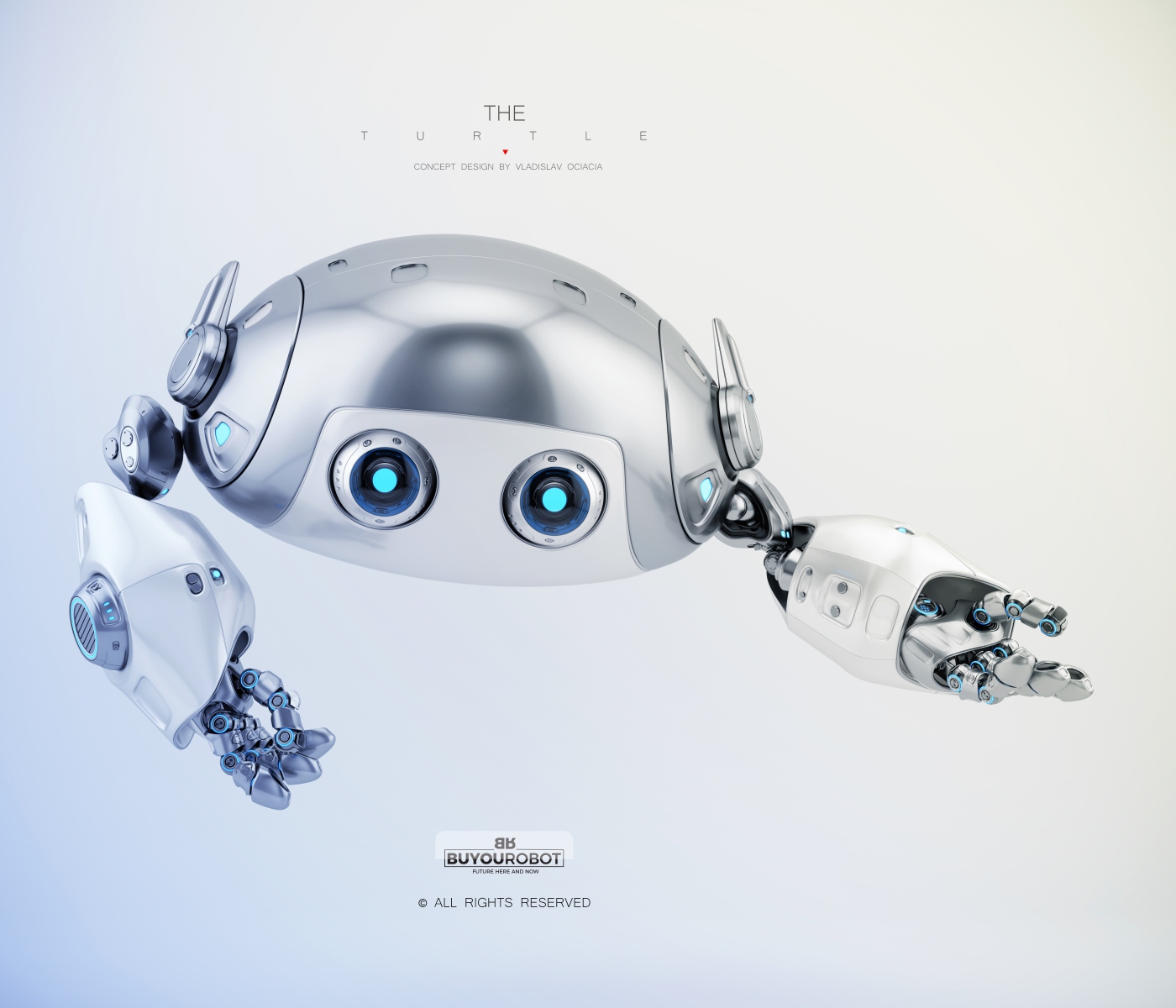 Reprint，robot，modeling，Render，