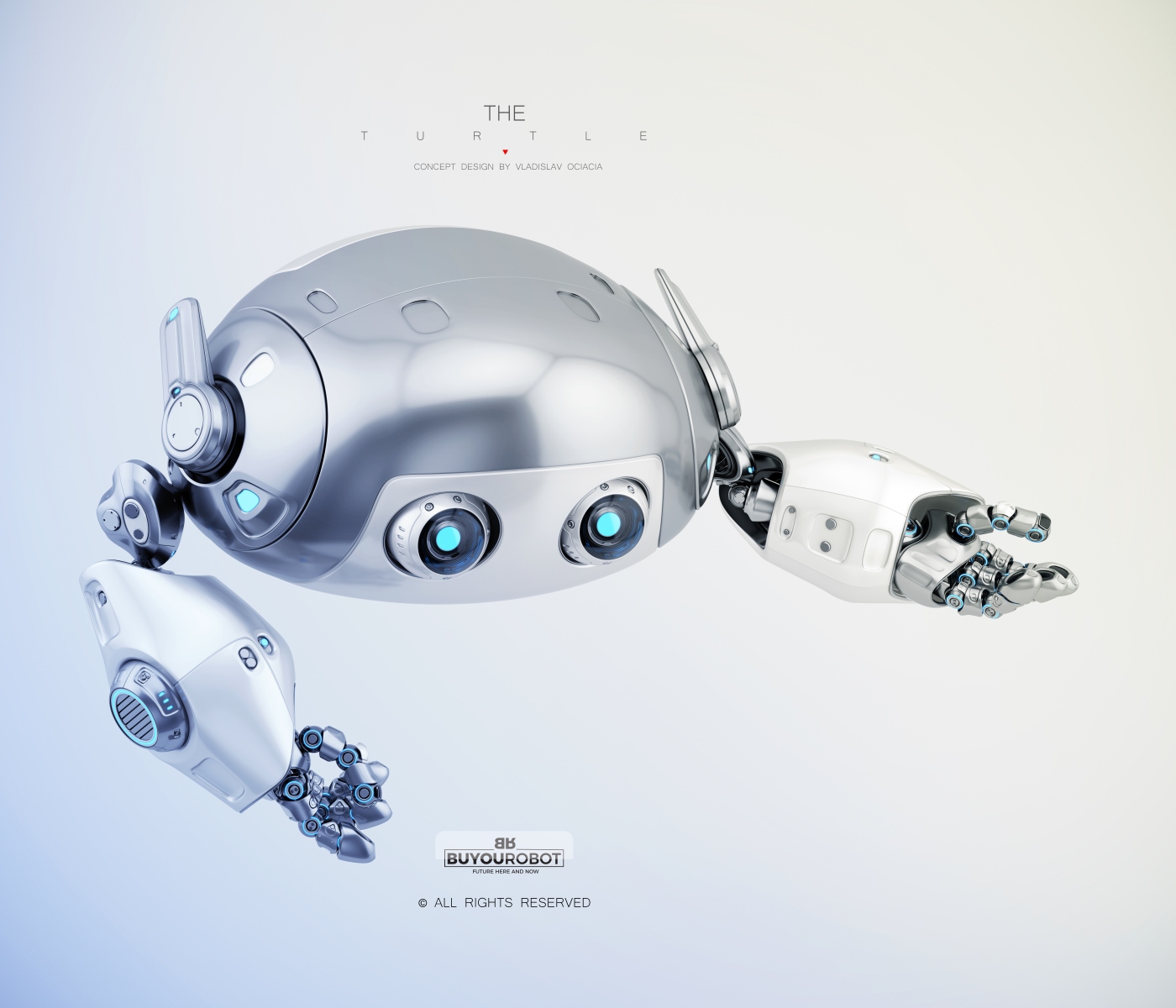 Reprint，robot，modeling，Render，