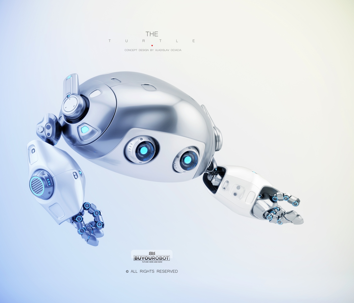 Reprint，robot，modeling，Render，