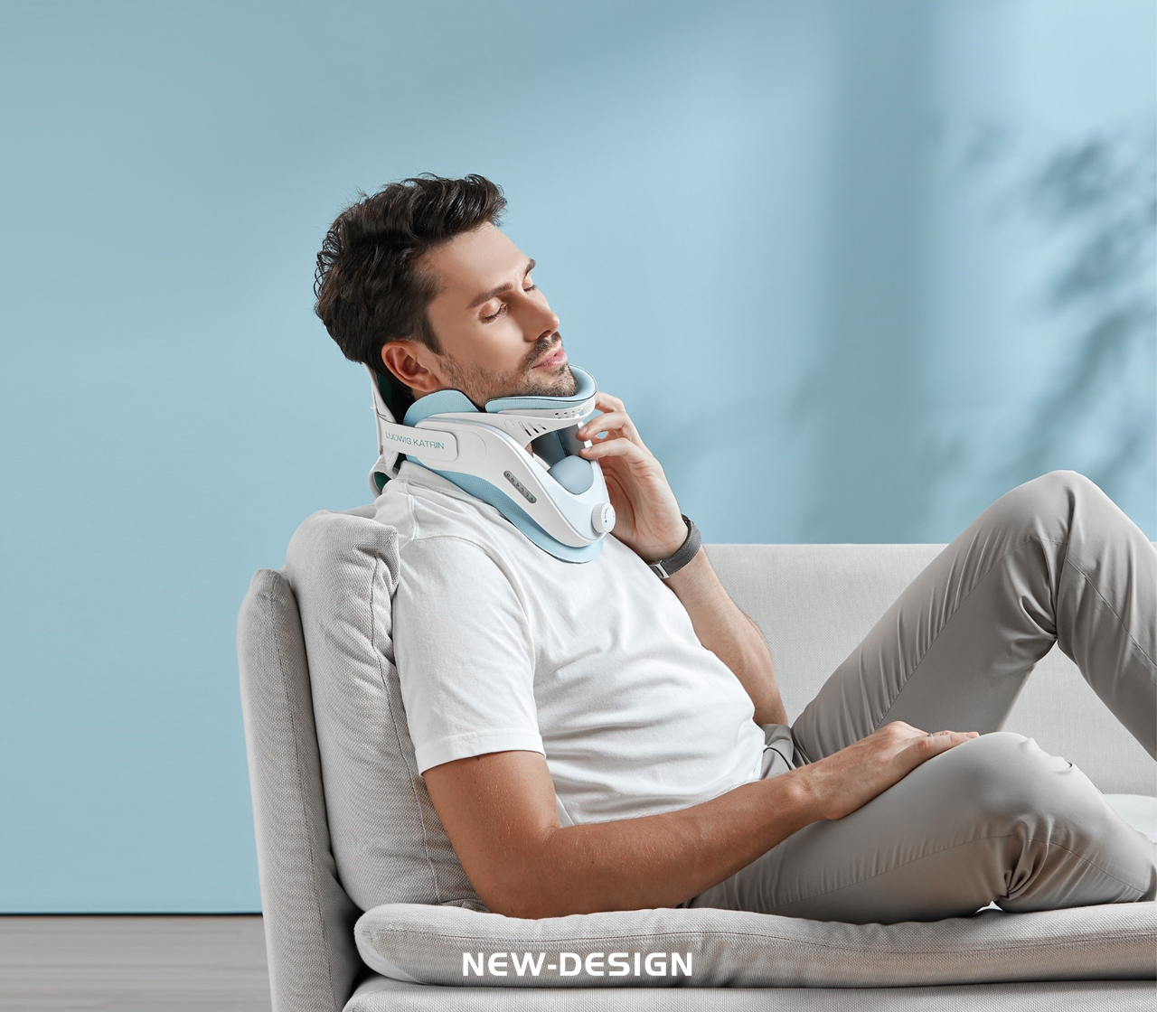 Original works，Medical products，NEW-DESIGN，wireless，Neck brace，healthy，innovate，industrial design，