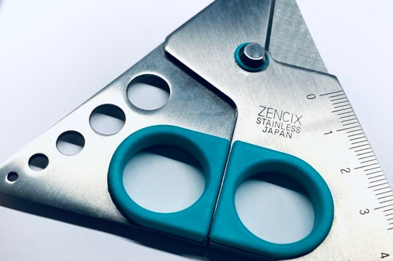 scissors，Template，novel，Trisqucle，ruler，multi-function，originality，