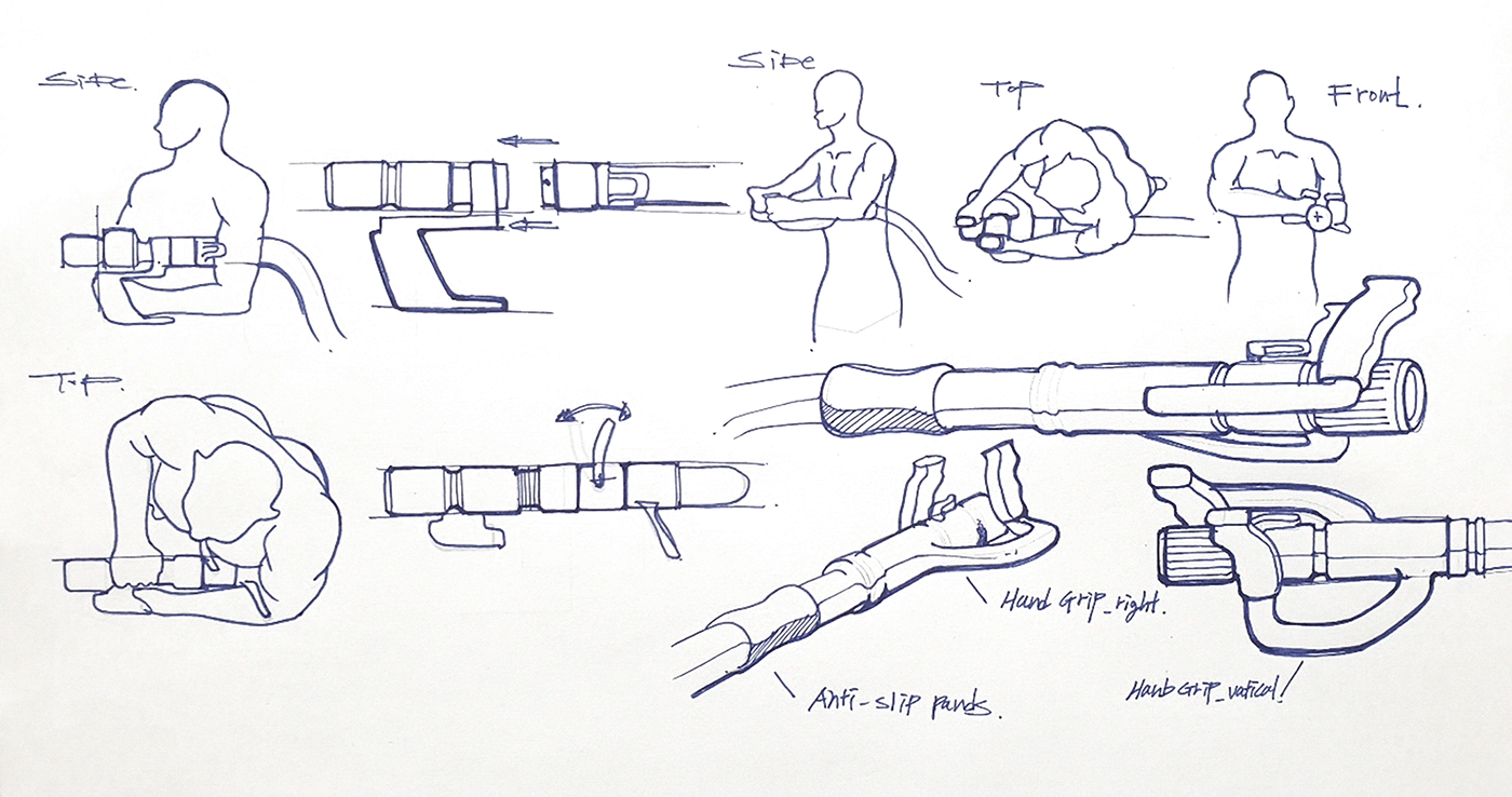 Fire hose，product design，Appearance design，industrial design，