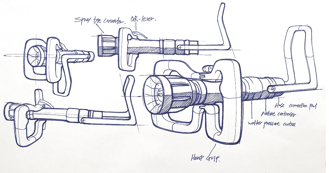 Fire hose，product design，Appearance design，industrial design，