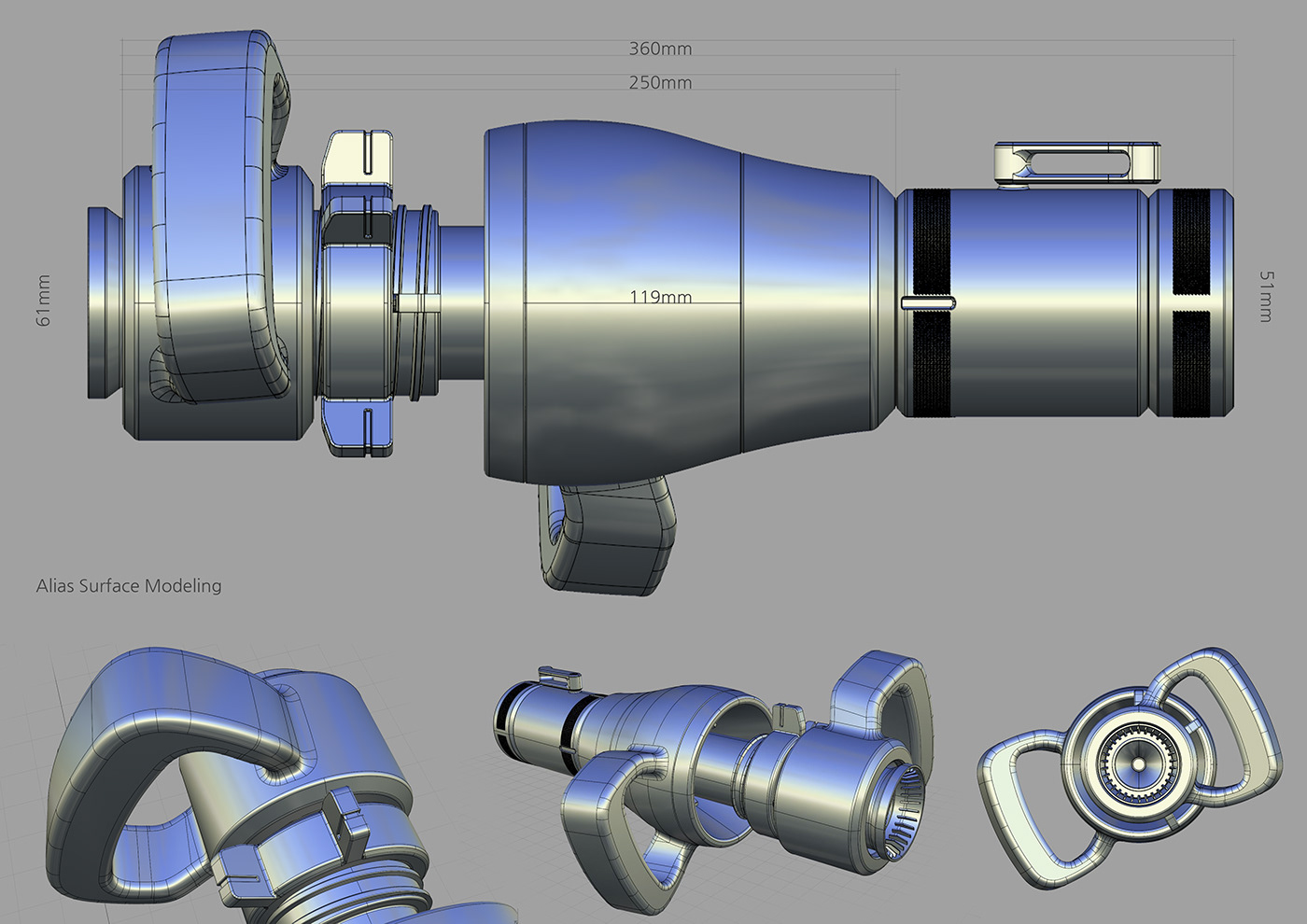 Fire hose，product design，Appearance design，industrial design，
