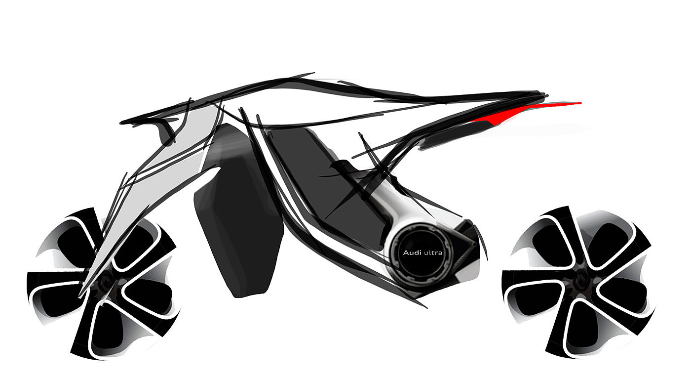 Reprint，traffic，Motorcycle，audi，conceptual design，
