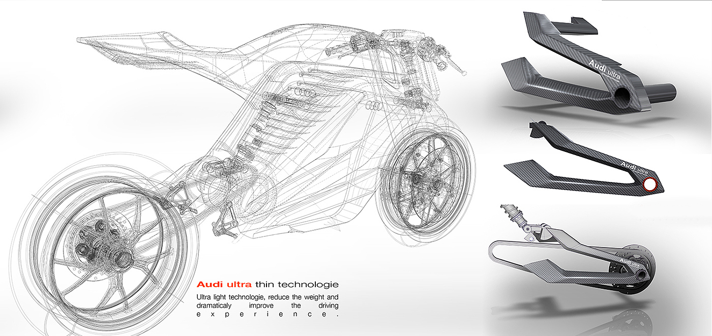 转载，交通，摩托，奥迪，概念设计，
