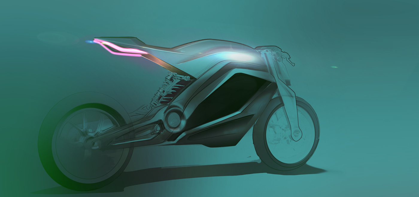 Reprint，traffic，Motorcycle，audi，conceptual design，