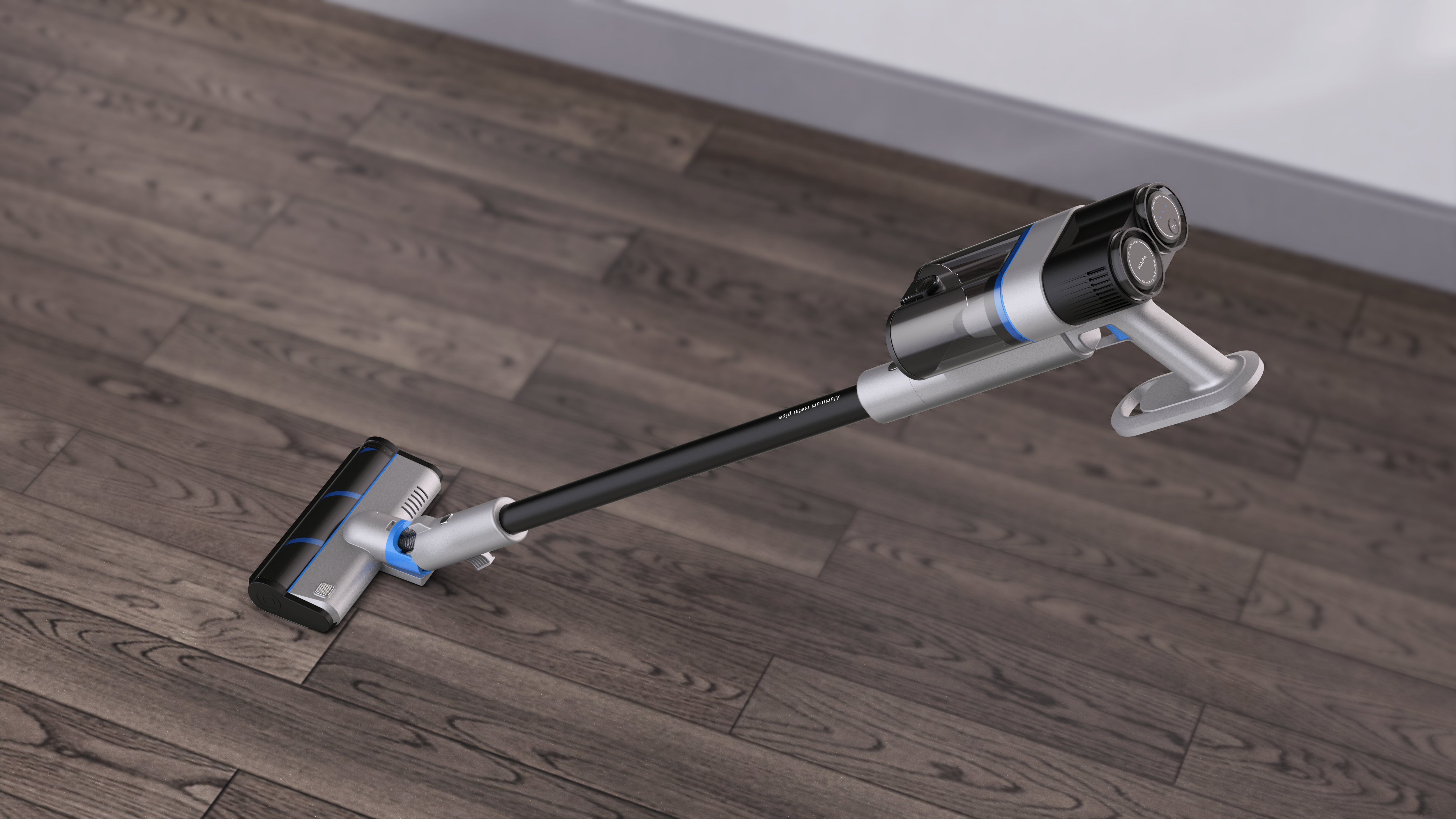 Double dust bucket vacuum cleaner，