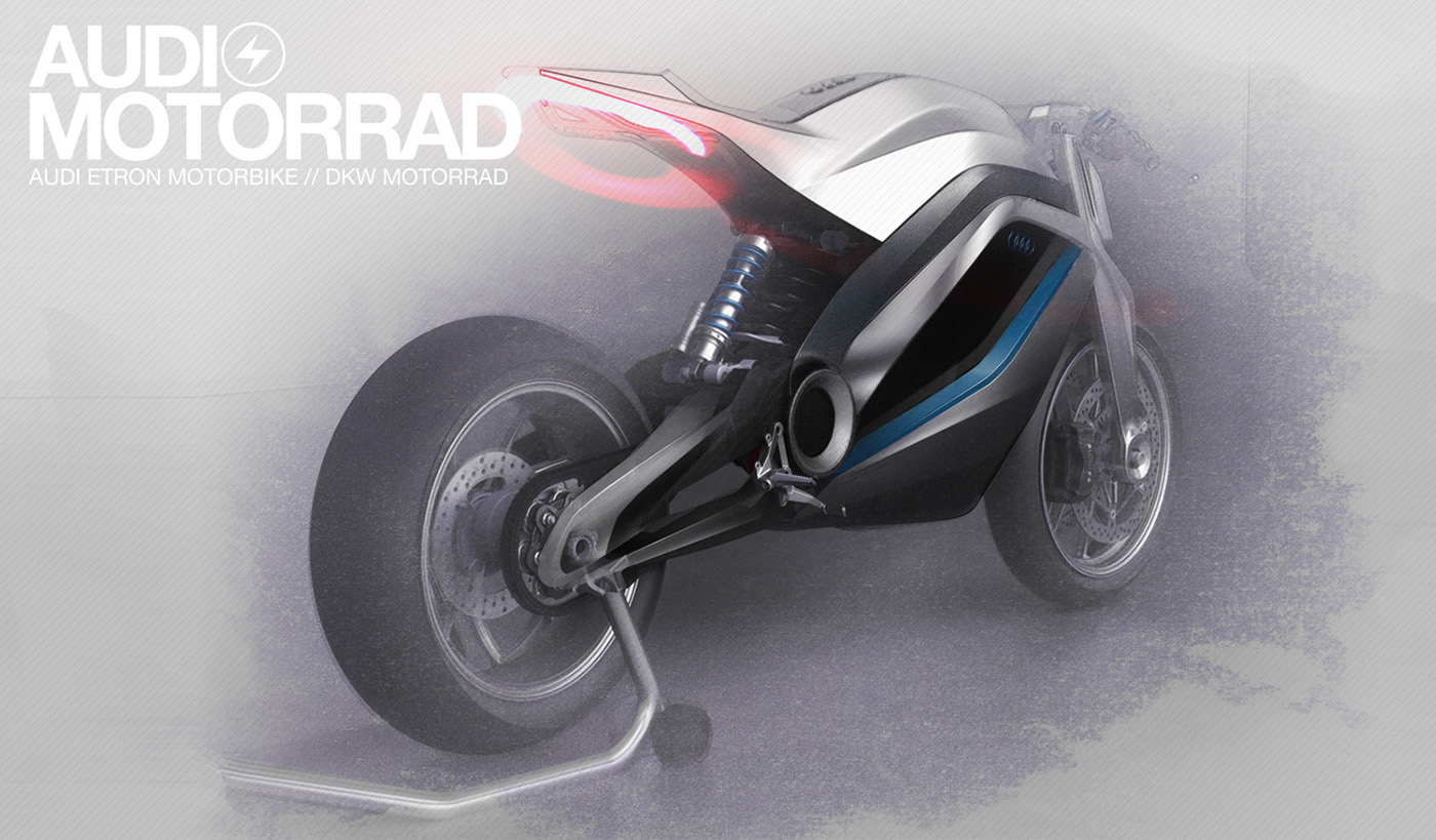 Reprint，traffic，Motorcycle，audi，conceptual design，