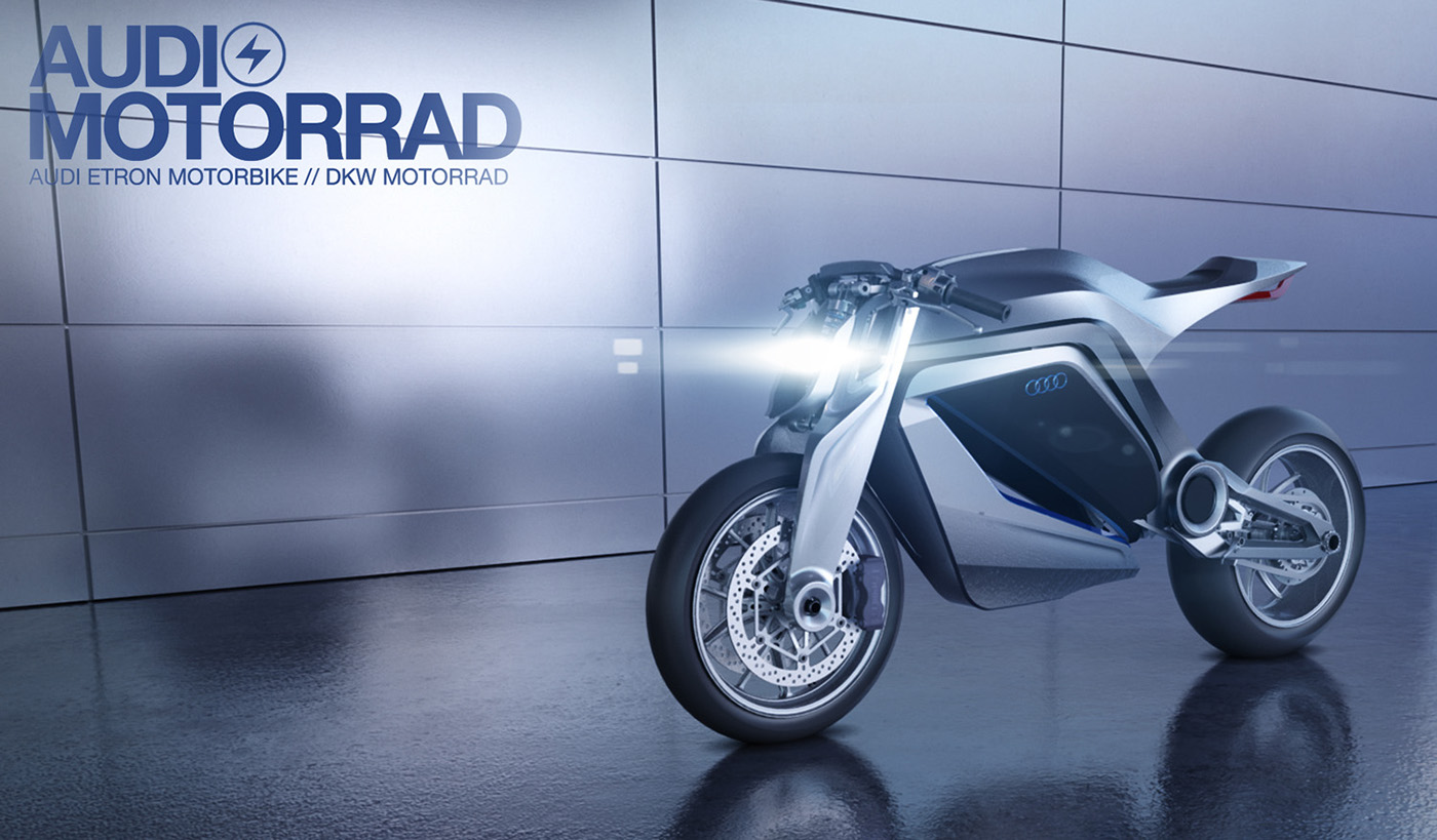 Reprint，traffic，Motorcycle，audi，conceptual design，