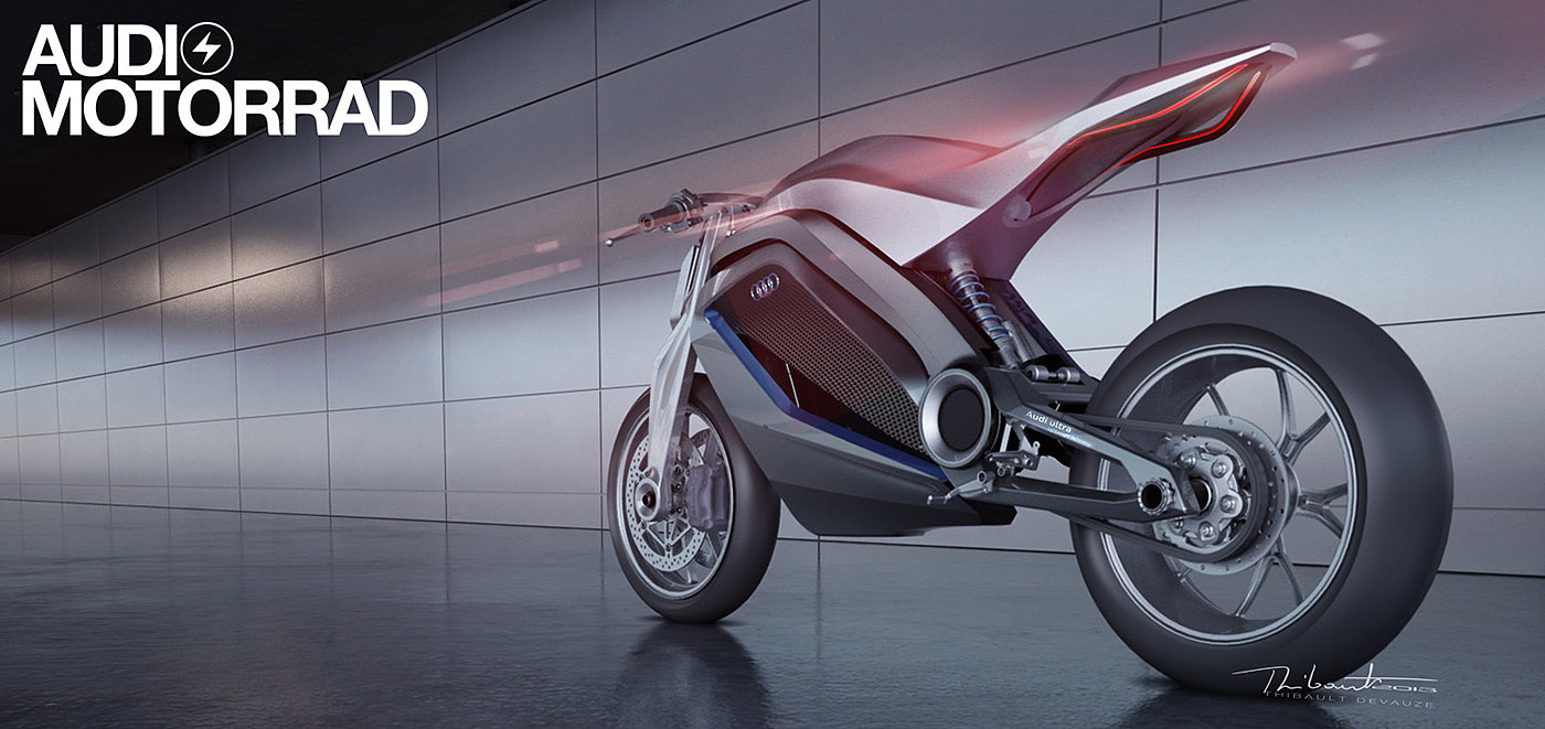 Reprint，traffic，Motorcycle，audi，conceptual design，