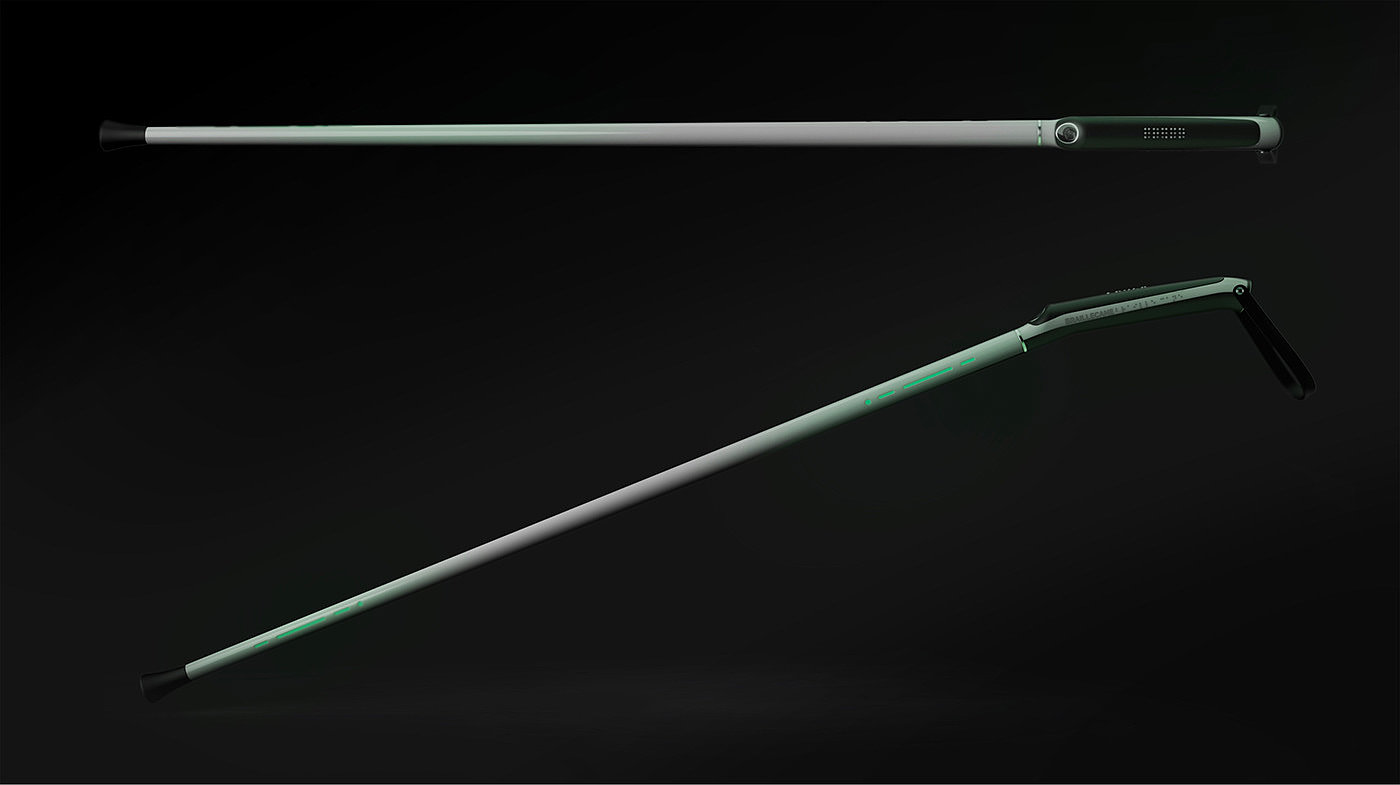 Blind walking stick，product design，Appearance design，exquisite，