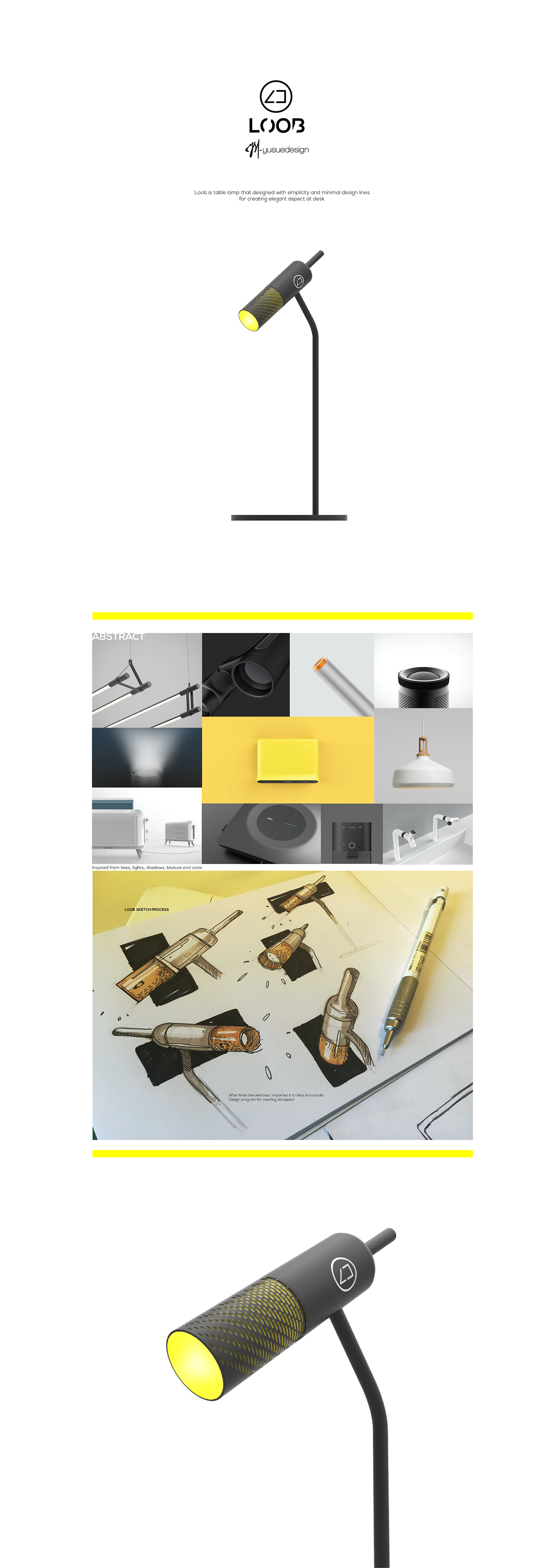 Loob，Desk lamp，Simplicity，