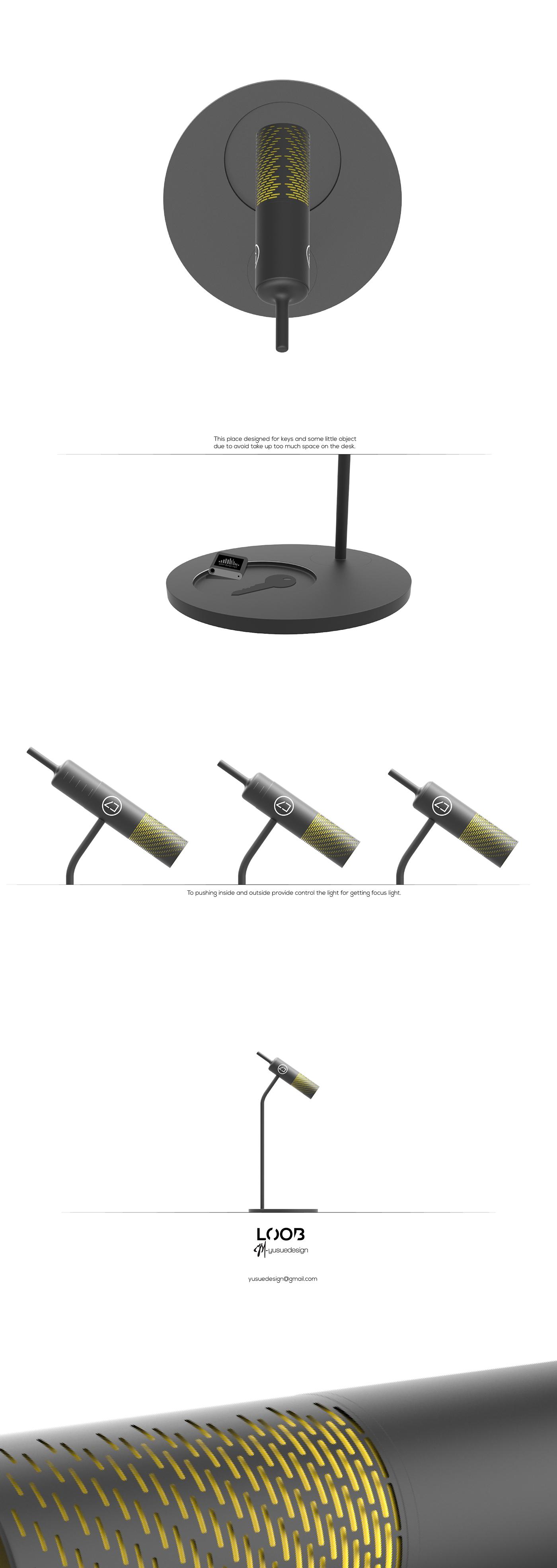 Loob，Desk lamp，Simplicity，