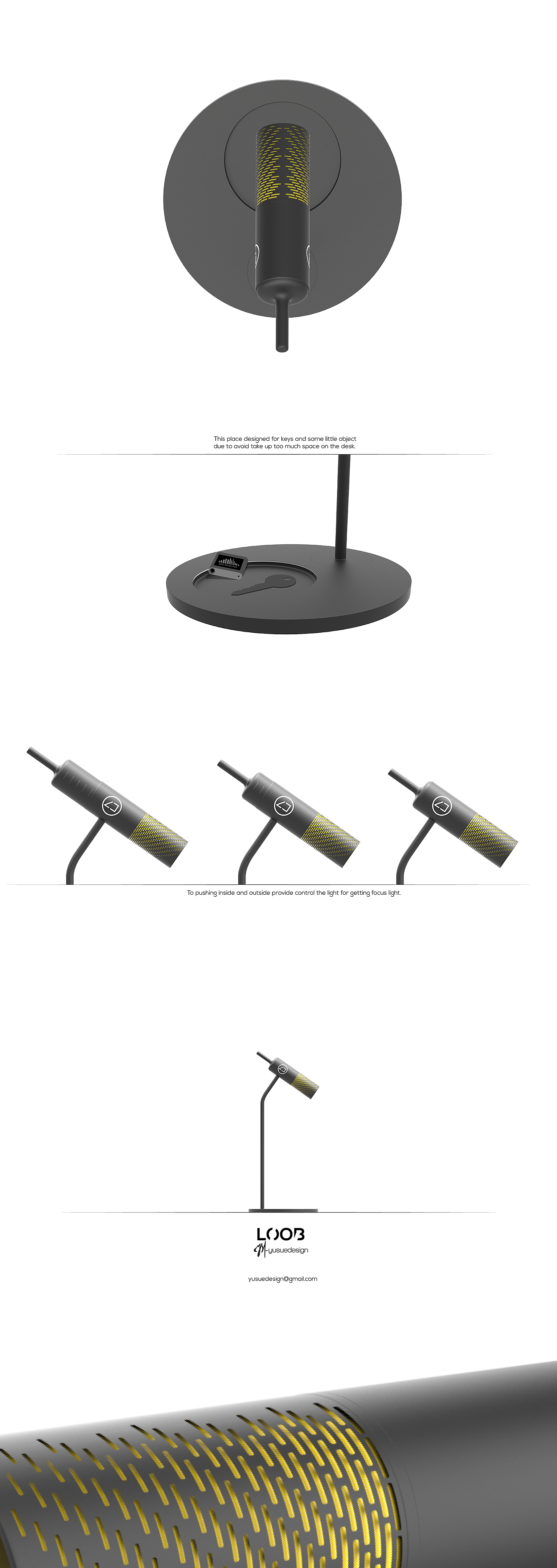 Loob，Desk lamp，Simplicity，