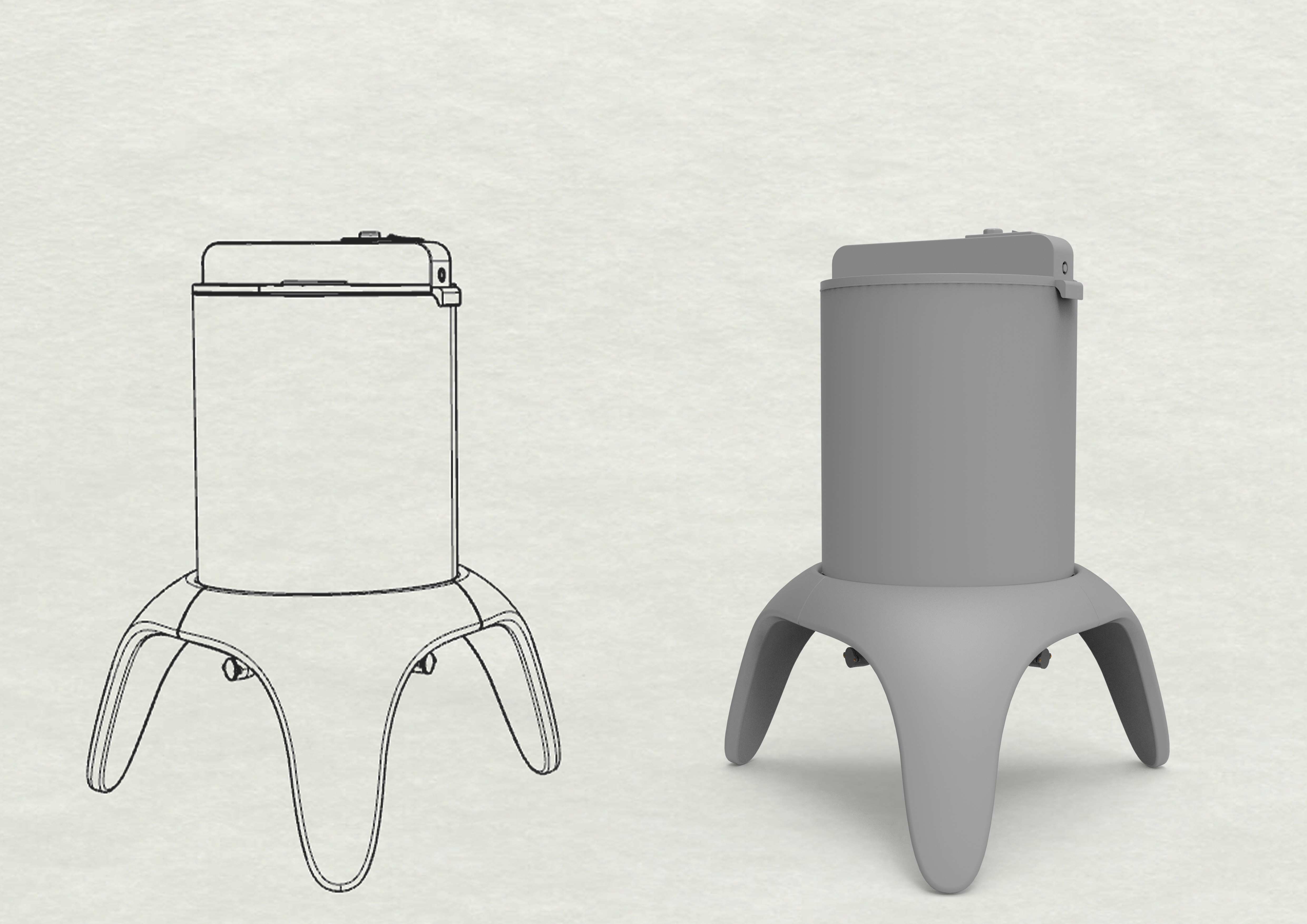 outdoors，Honey shaker，industrial design，product，