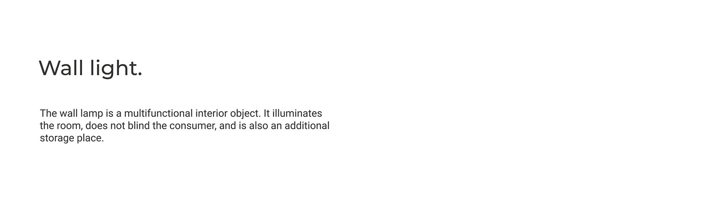 Anastasia Stepukhova，Lamp Series "One"，product design，Minimalist design ，multi-function，