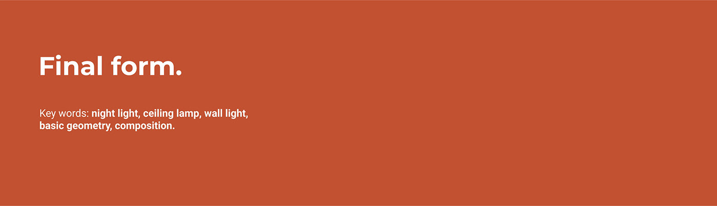 Anastasia Stepukhova，Lamp Series "One"，product design，Minimalist design ，multi-function，