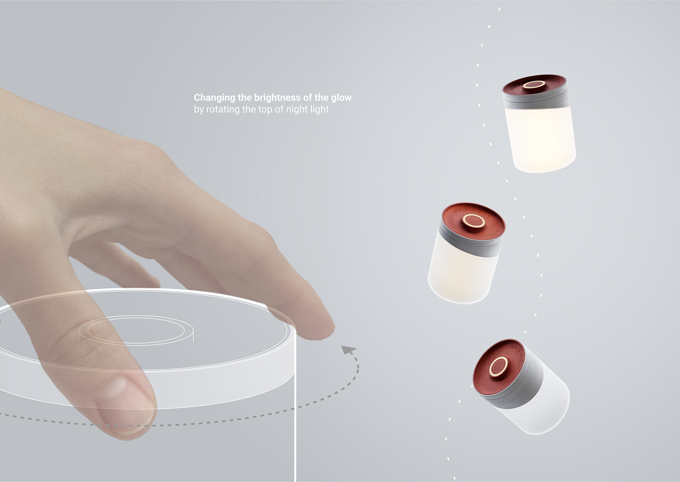 Anastasia Stepukhova，Lamp Series "One"，product design，Minimalist design ，multi-function，