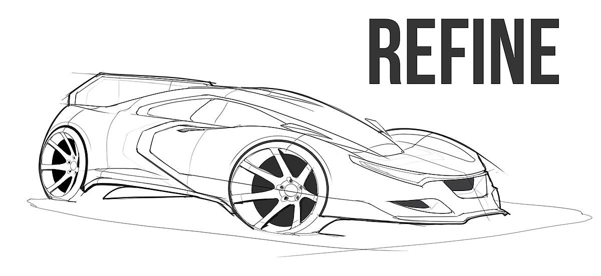 industrial design，vehicle，Hand drawn，