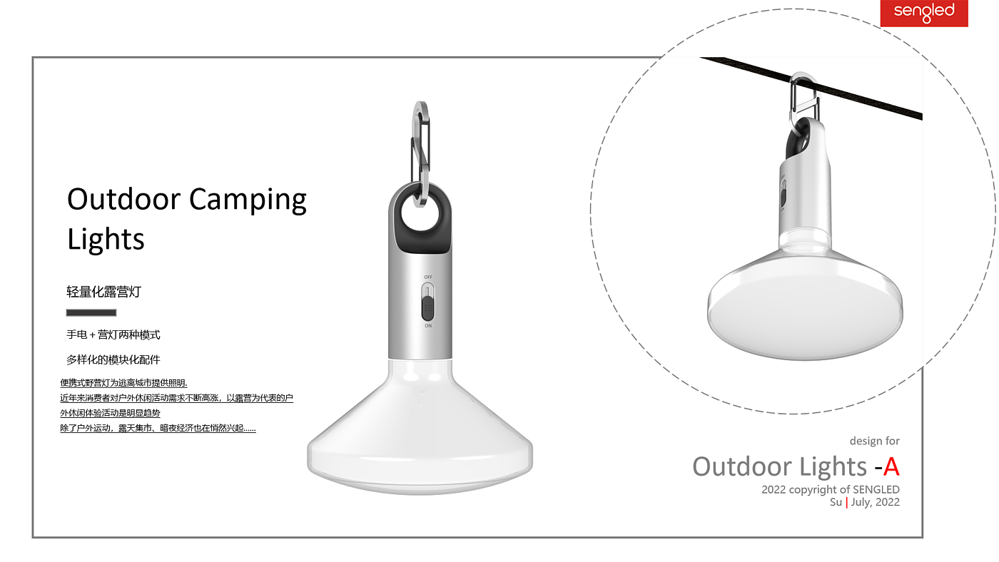 camping，modularization，lamp，