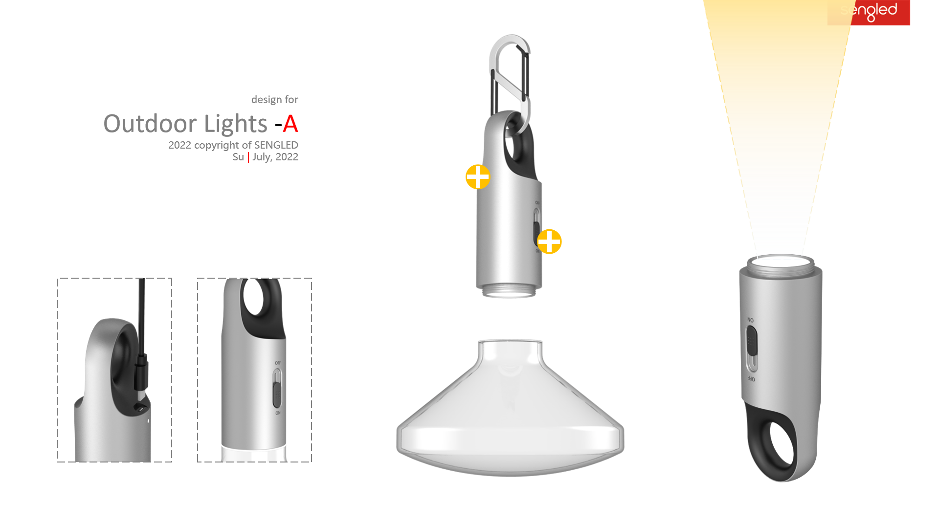camping，modularization，lamp，