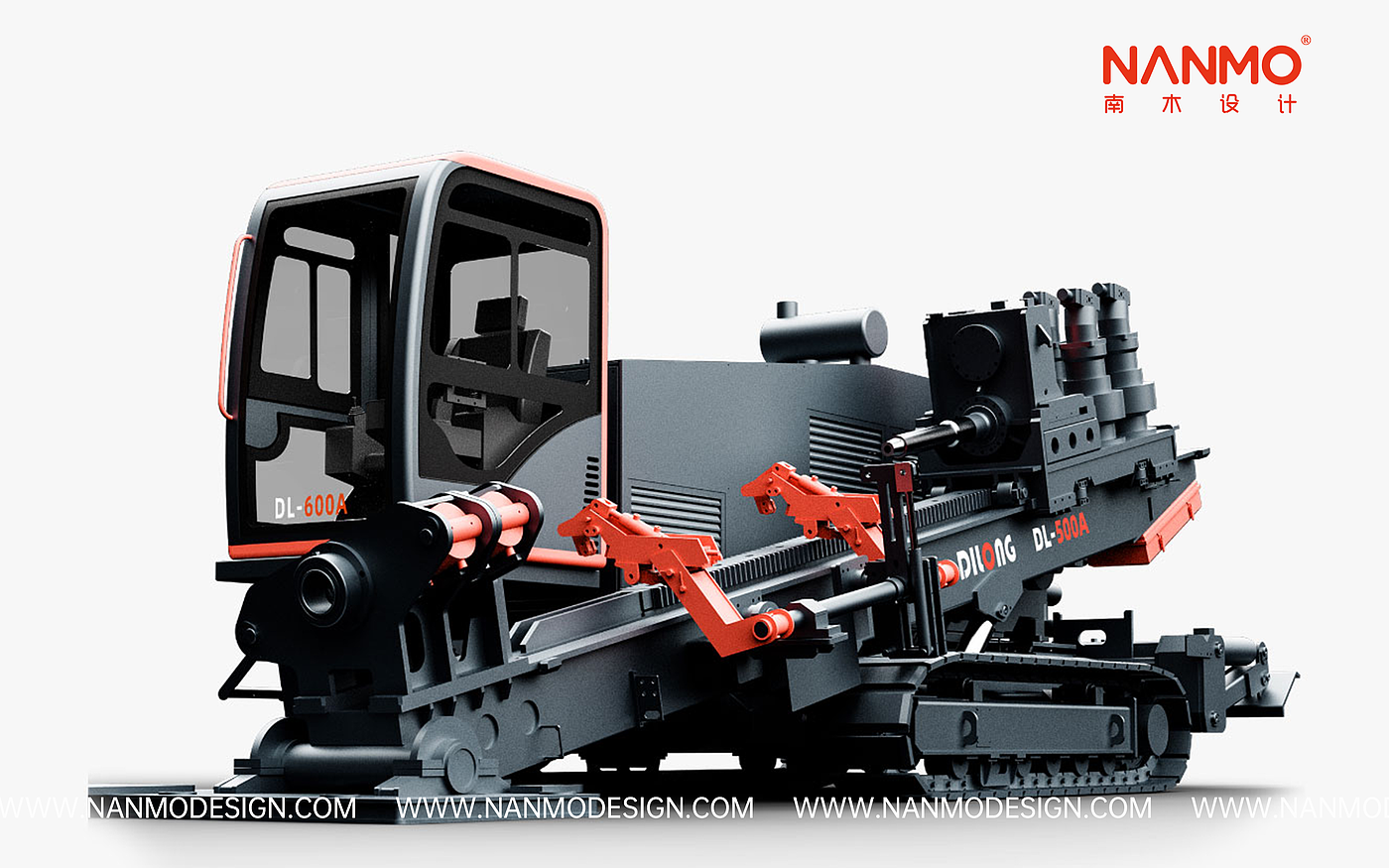 manufacturing，industrial design，Horizontal directional drilling rig，Appearance design，Structural design，Large equipment，