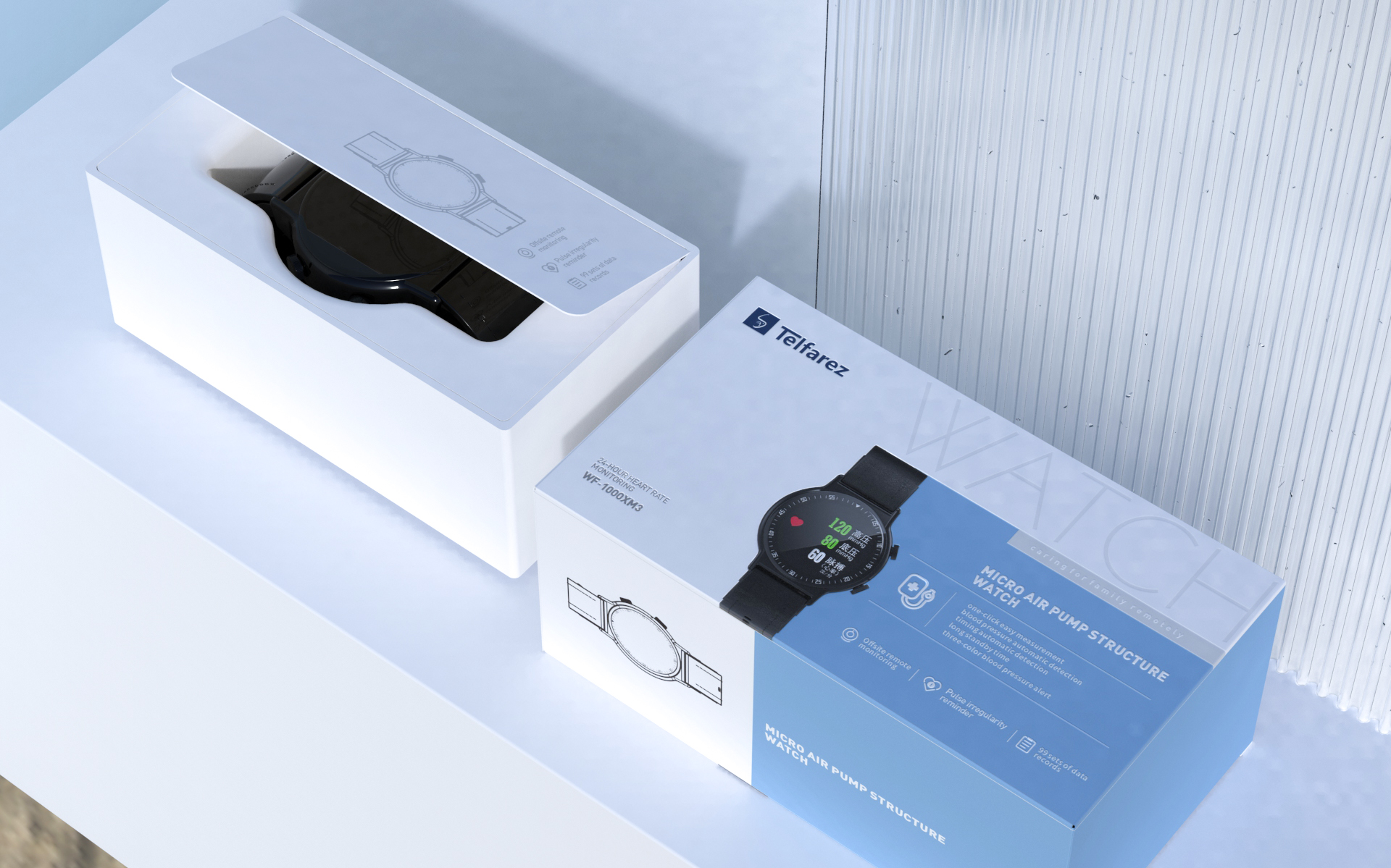Intelligent Watch，packing design，Brand design，3C digital，Consumer electronics，Digital Packaging Design，Packaging image planning，Product packaging，