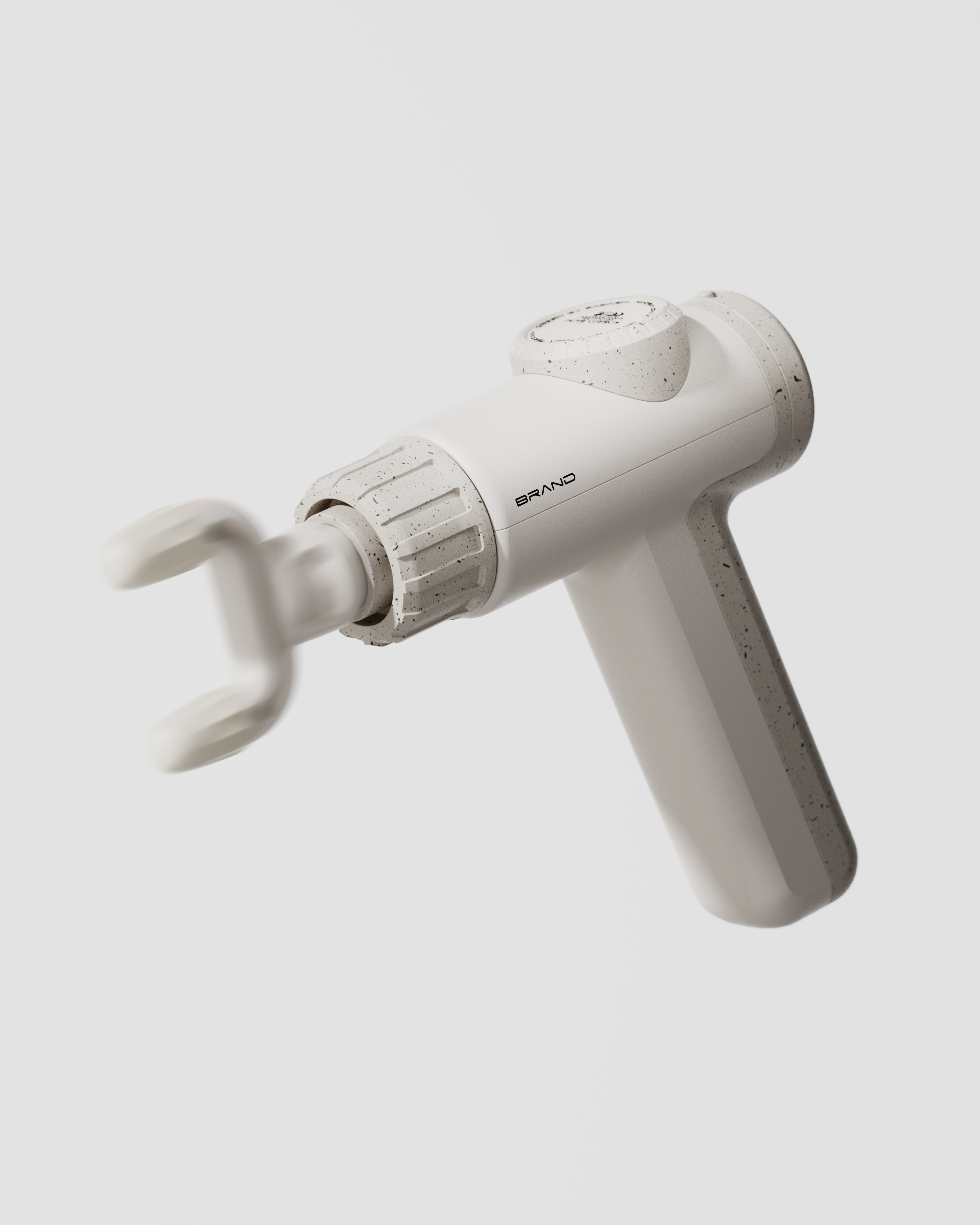 Appearance Design of Fascia Gun，Light and shadow scene，product design，Appearance design，Scene rendering，Handheld products，MASSAGRGUN，Massage gun，