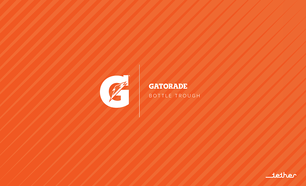 advertisement，product design，Gatorade Bottle，bucket，