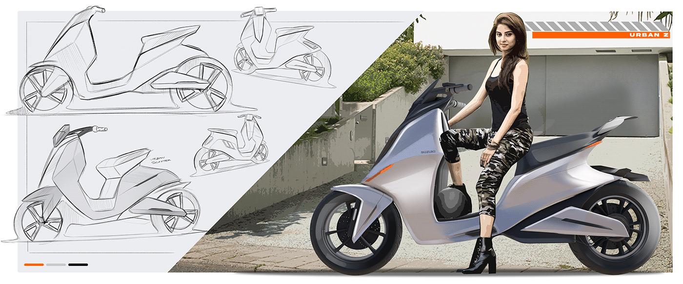 SUZUKI，vehicle，motorcycle，Automobile design，