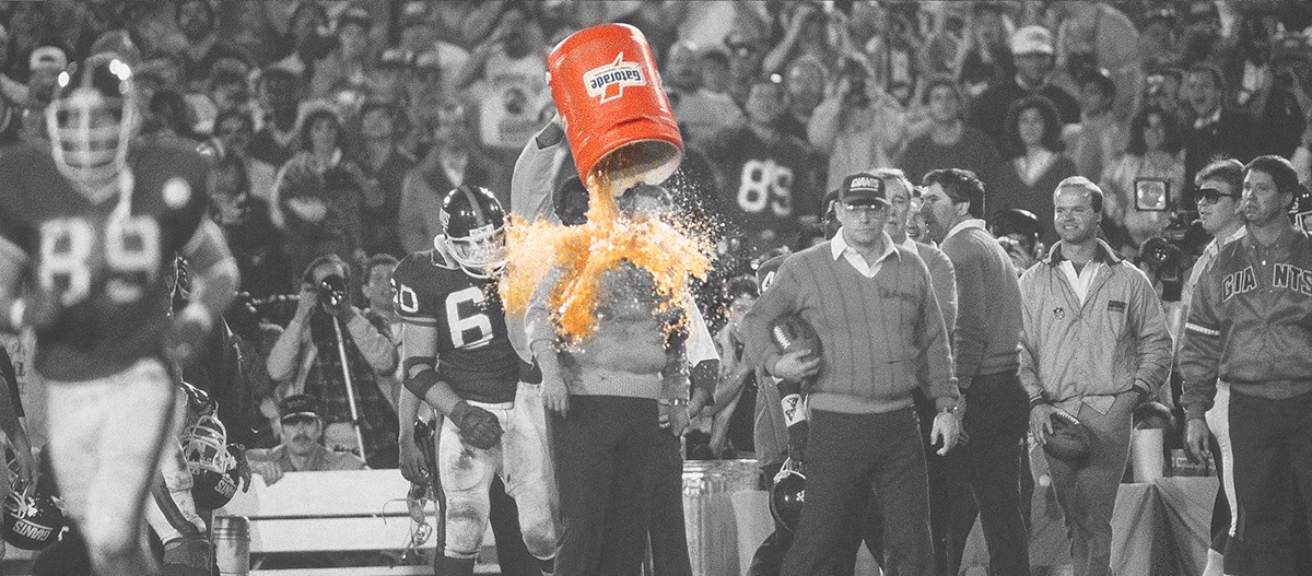 advertisement，product design，Gatorade Bottle，bucket，