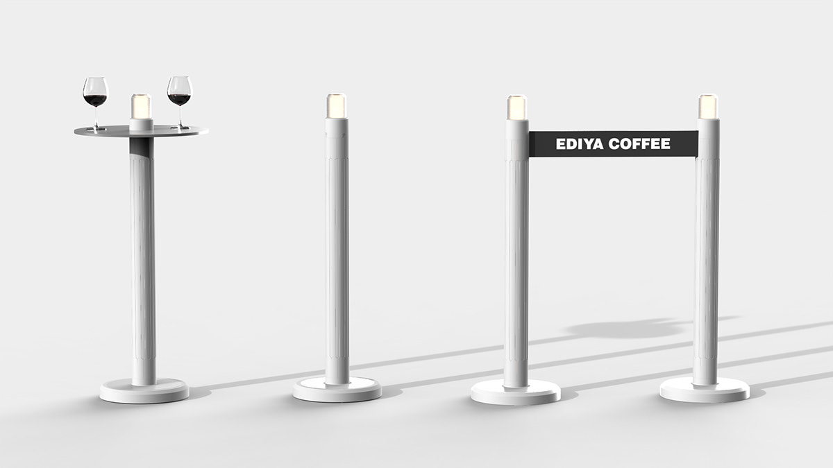 Parthene，Outdoor heater，Outdoor furniture，originality，