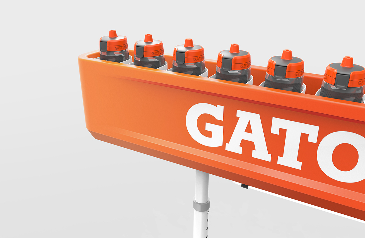 advertisement，product design，Gatorade Bottle，bucket，