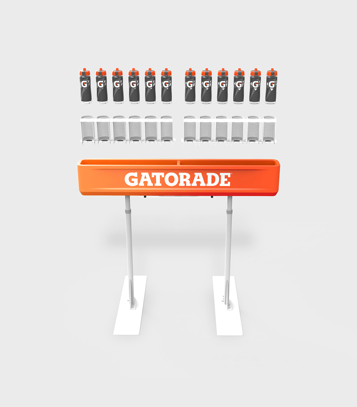 advertisement，product design，Gatorade Bottle，bucket，