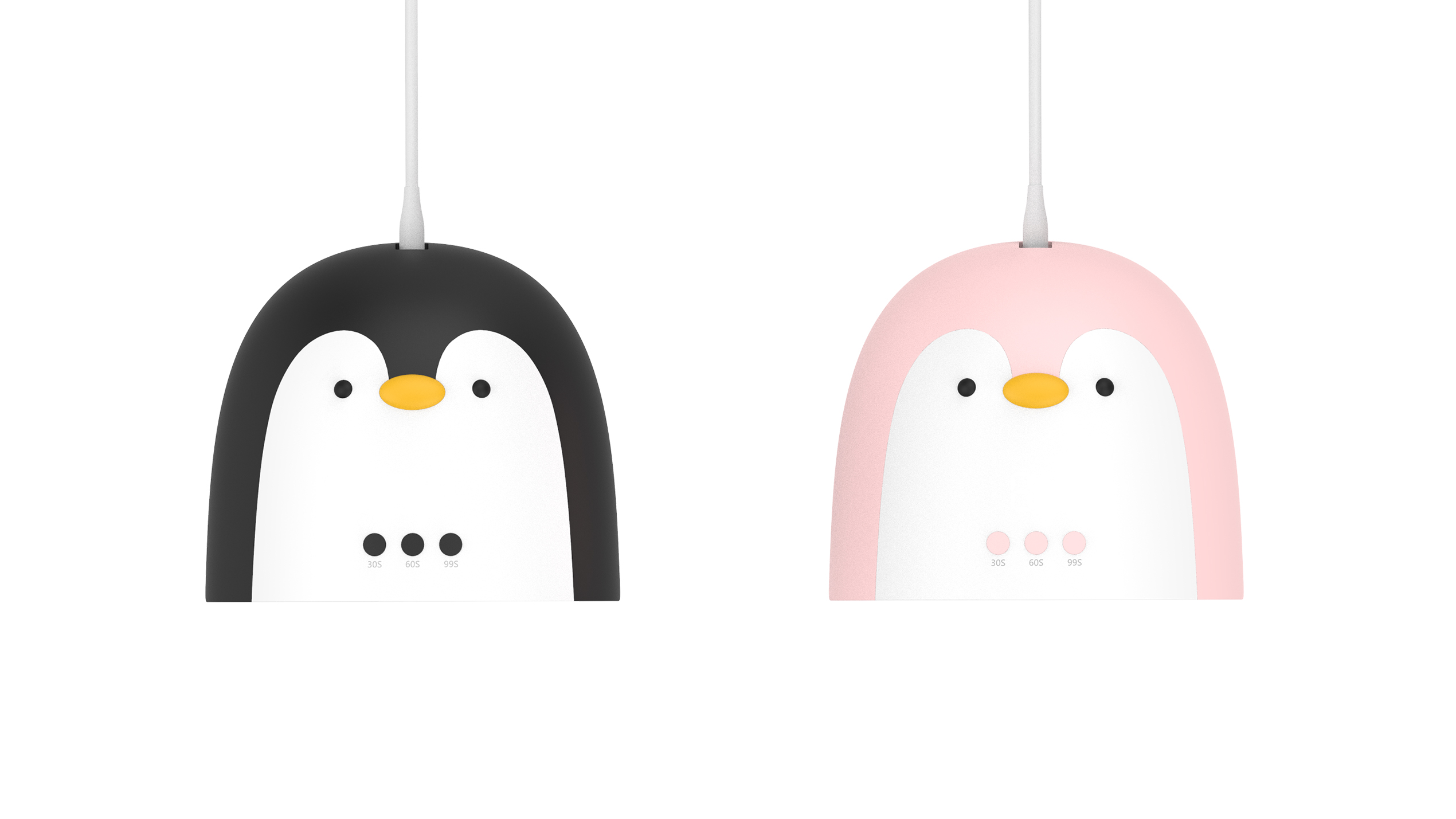 Nail lamp，penguin，Mini，lovely，household，