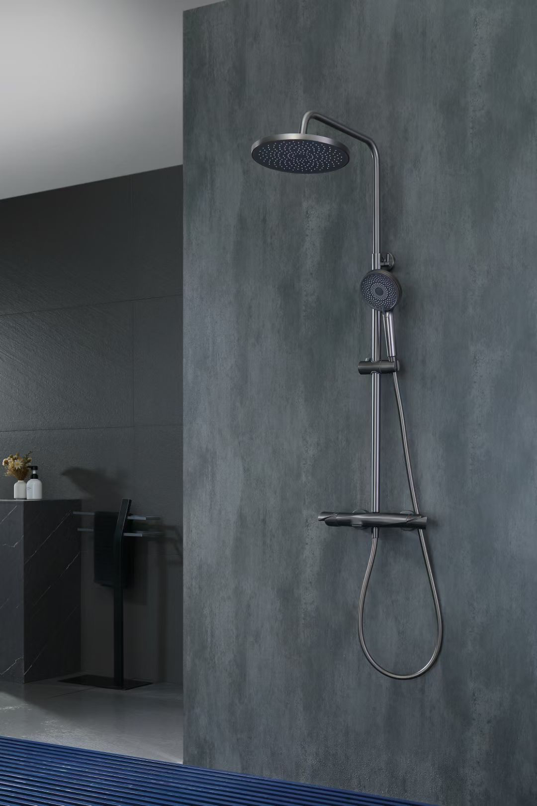 Bathroom cabinet faucet，Small waterfall，Big shower，Series products，