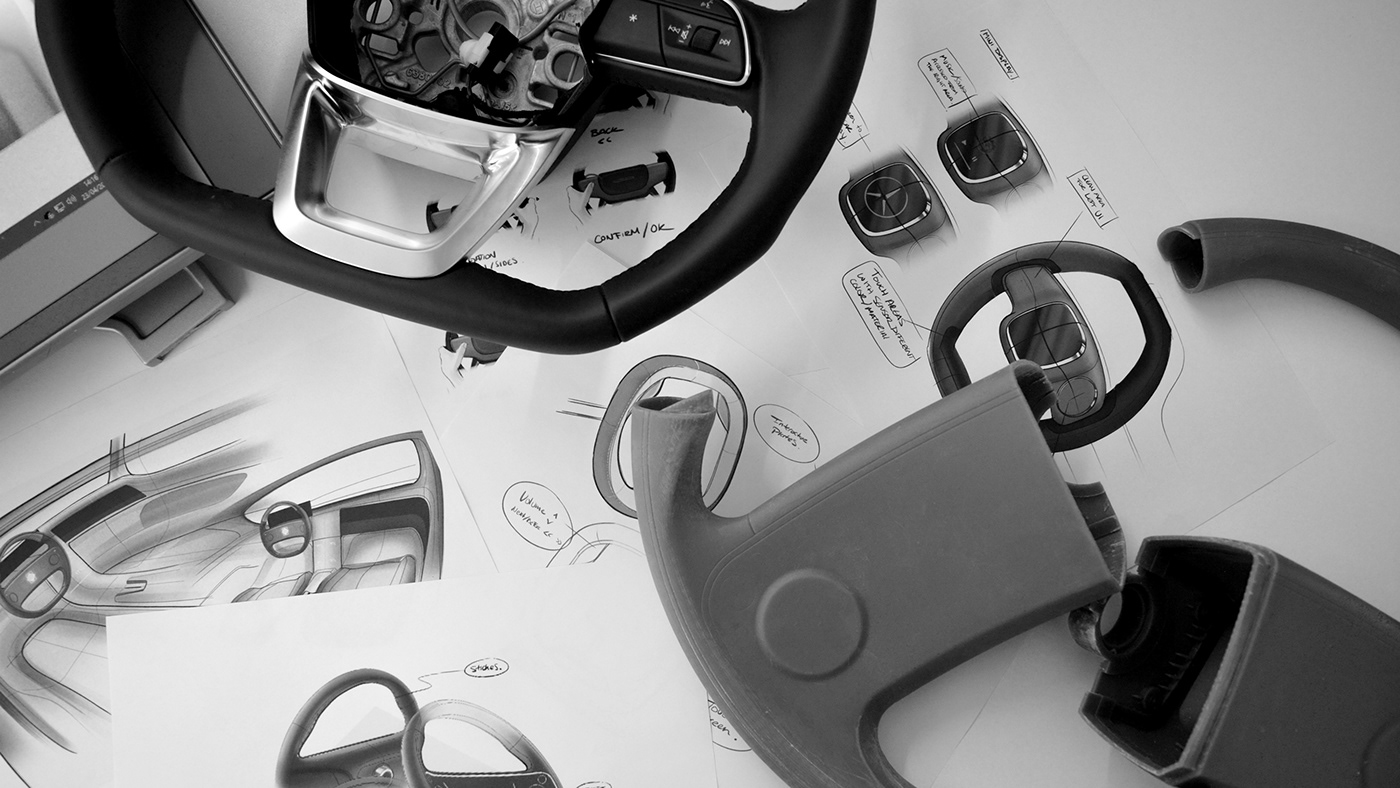 Steering wheel，Automobile design，drive，Cercle，