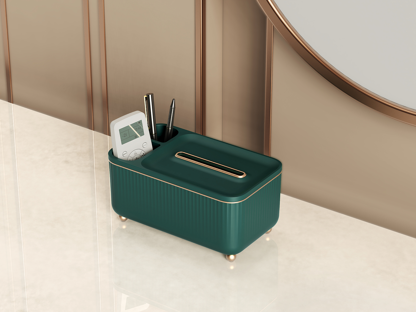 Tissue box，Light luxury，