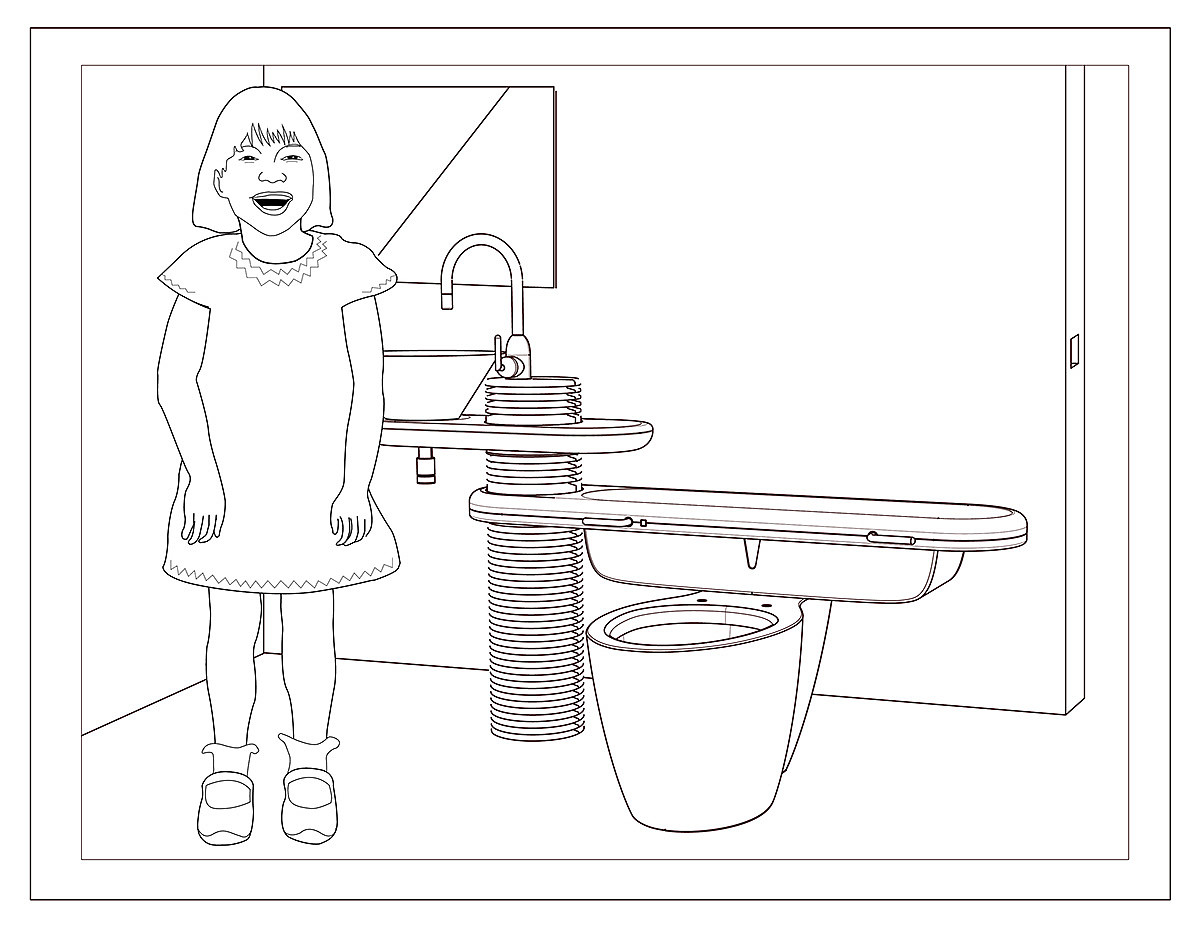 industrial design，Bathroom design，Eco，closestool，