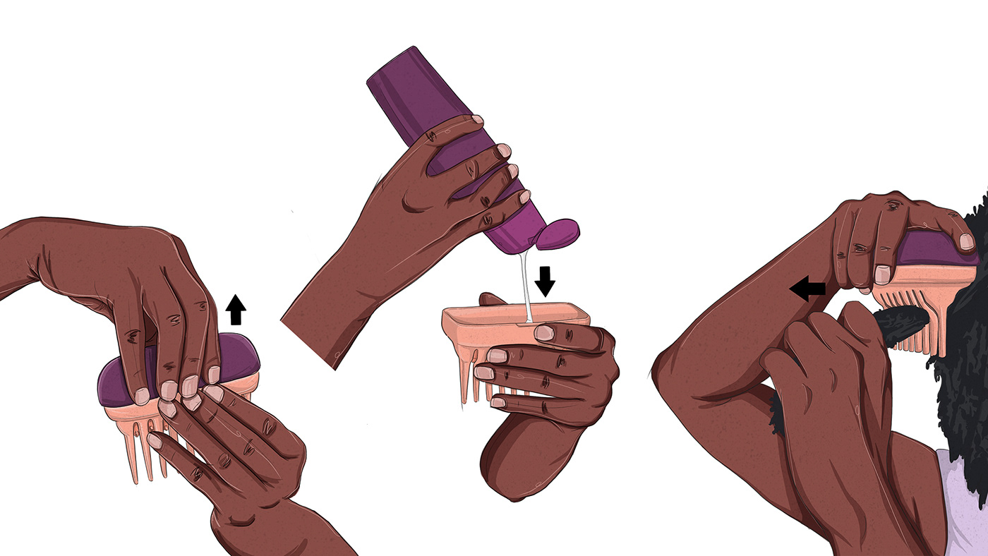 African comb，Hair brush，Hair，beautiful，Black community，