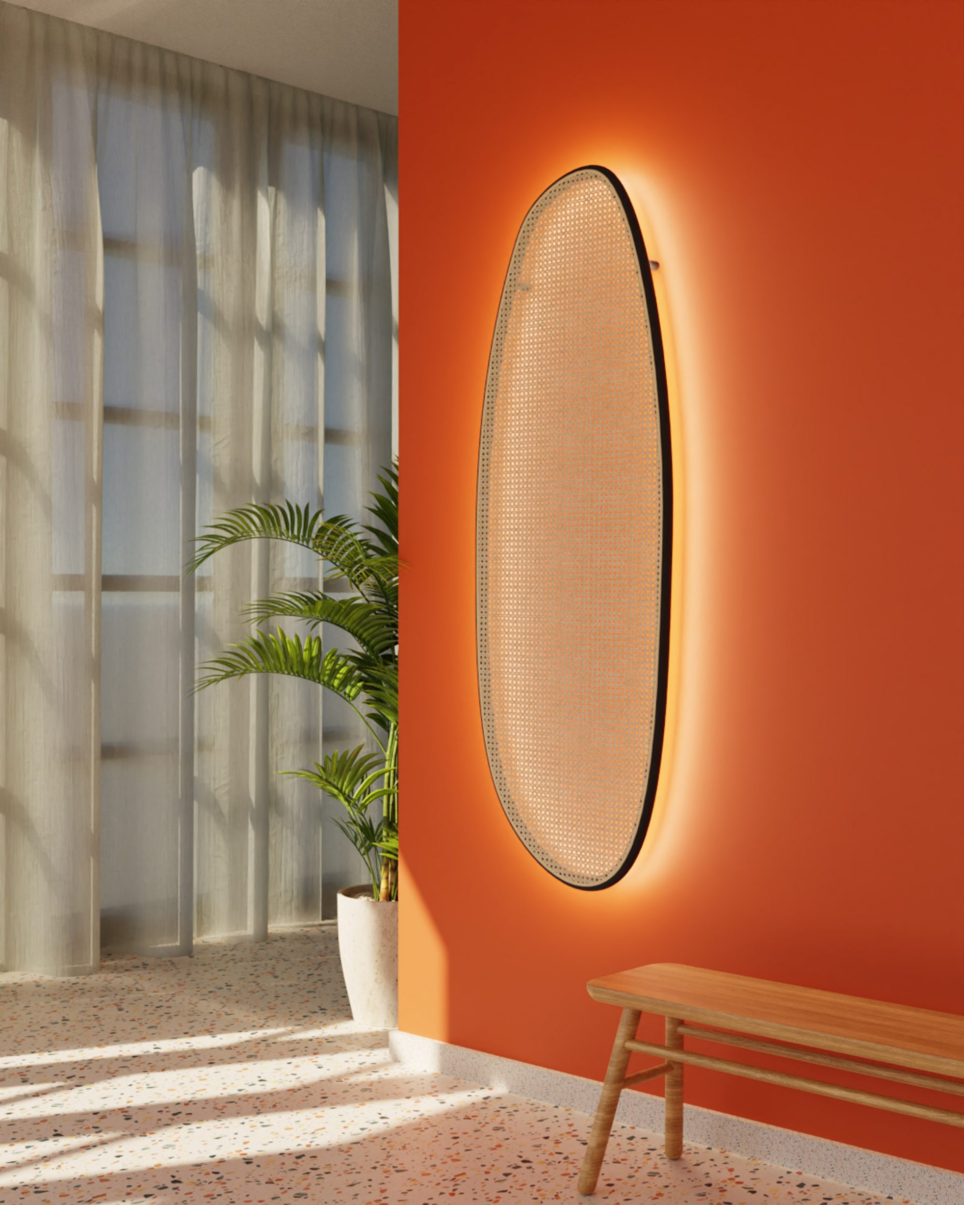 Sisu，Wall lamp，resin，