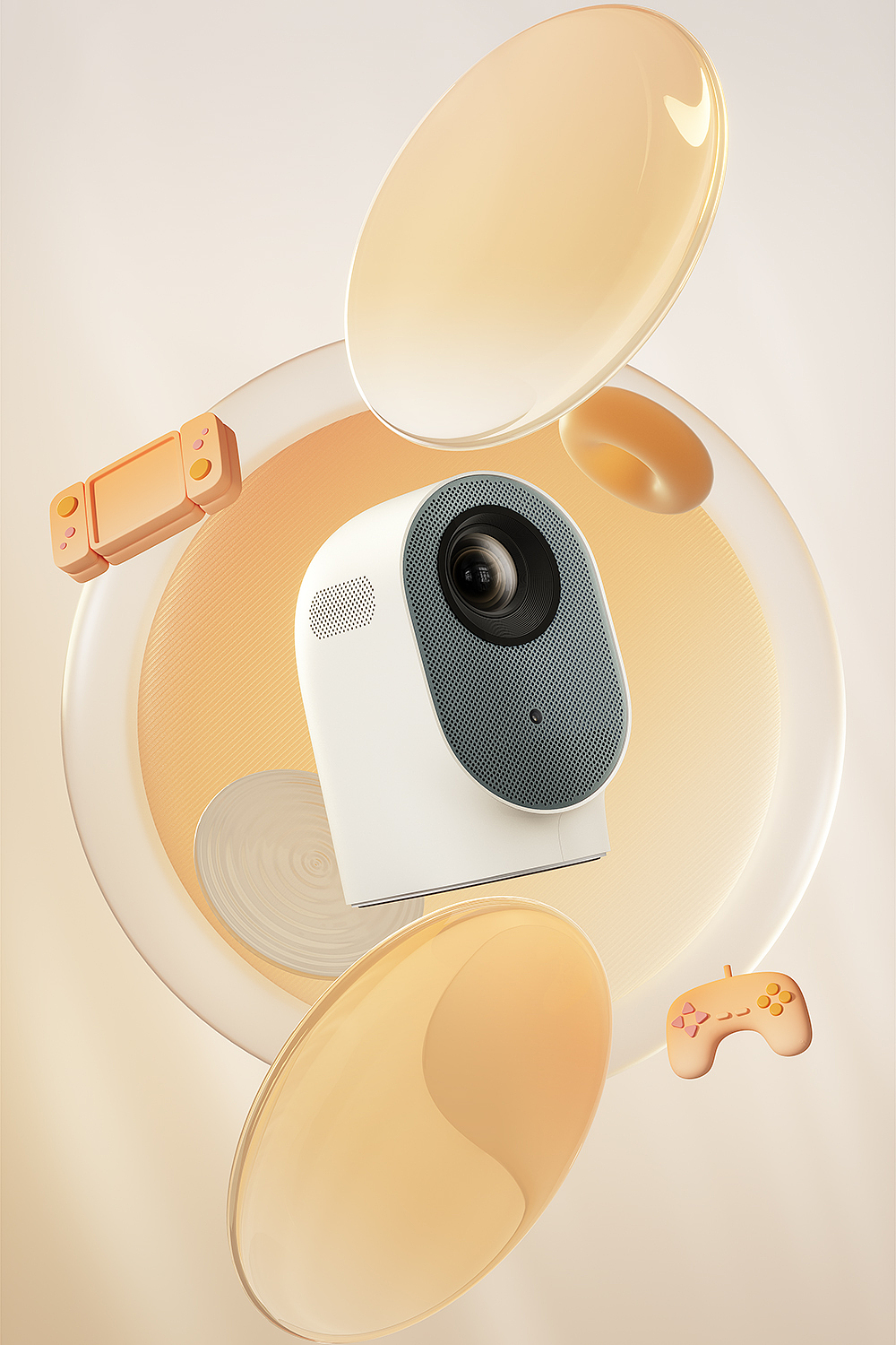 Projector，CG advertisement，Product beauty map，Details page renderings，