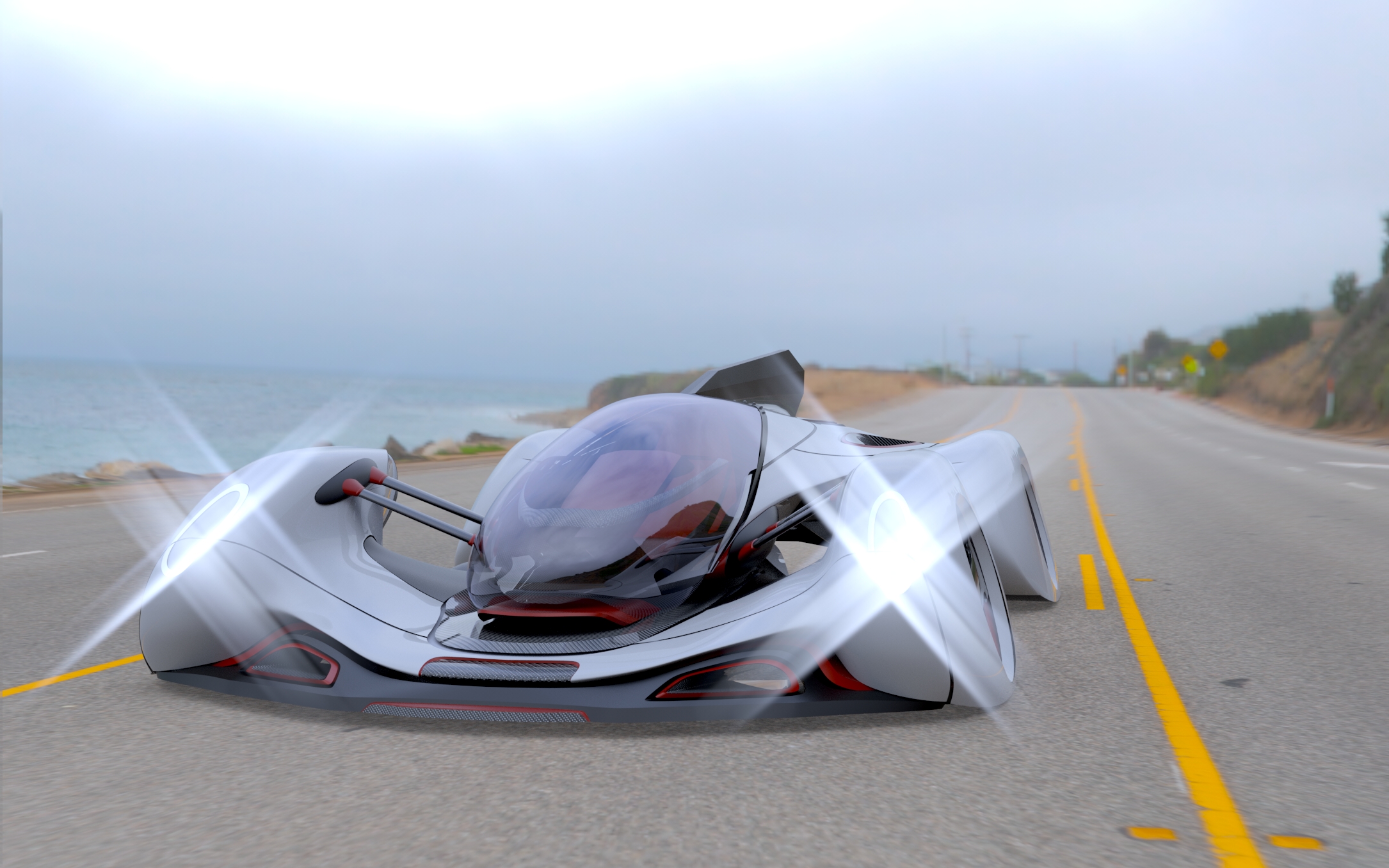 Personal design，racing，automobile，Shape design，