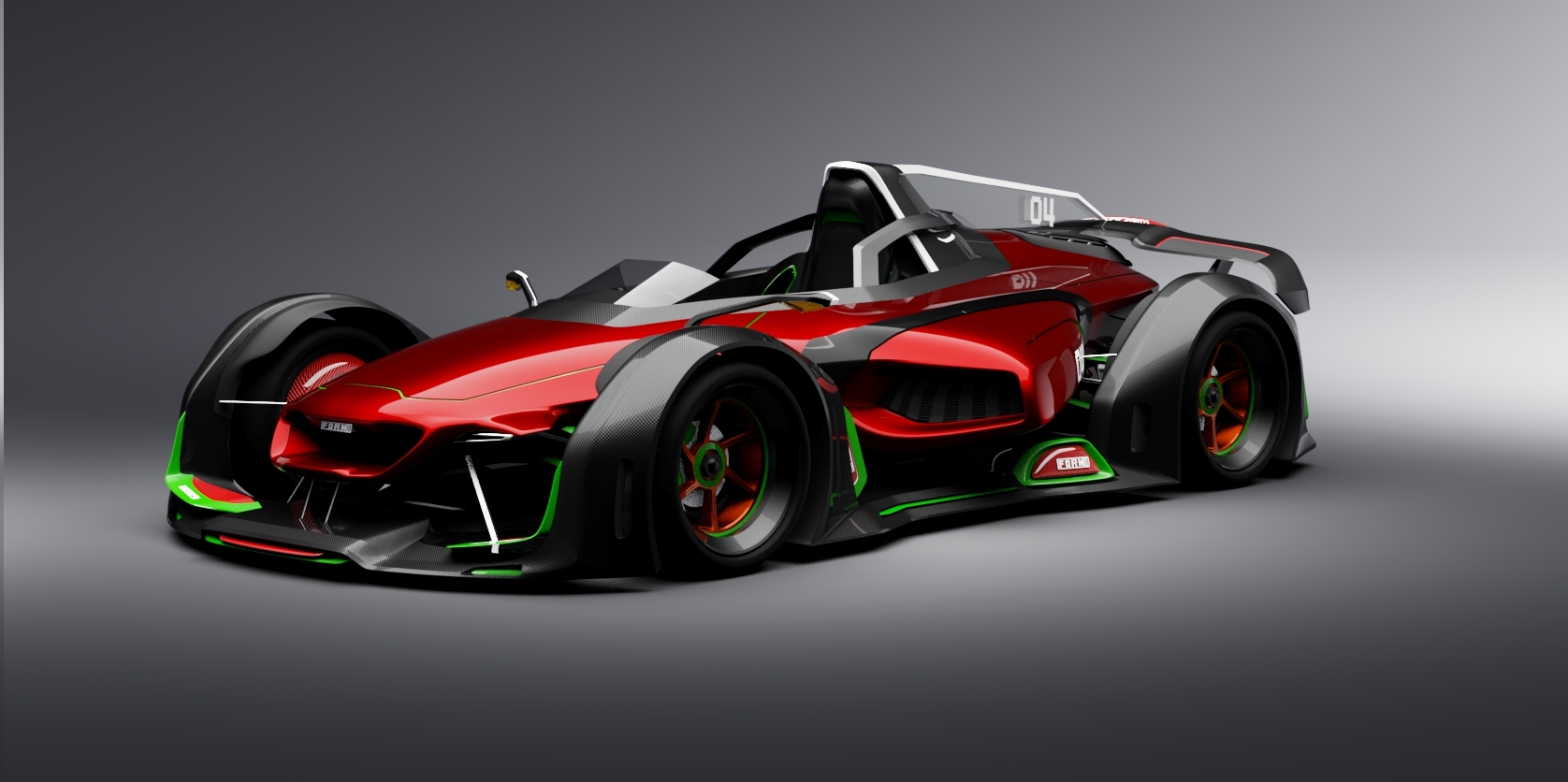 Personal design，racing，automobile，Shape design，
