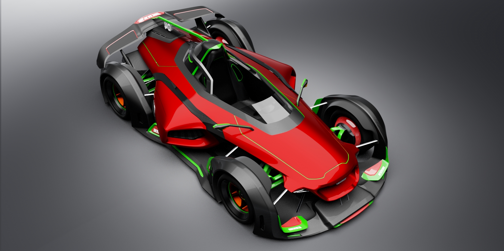 Personal design，racing，automobile，Shape design，