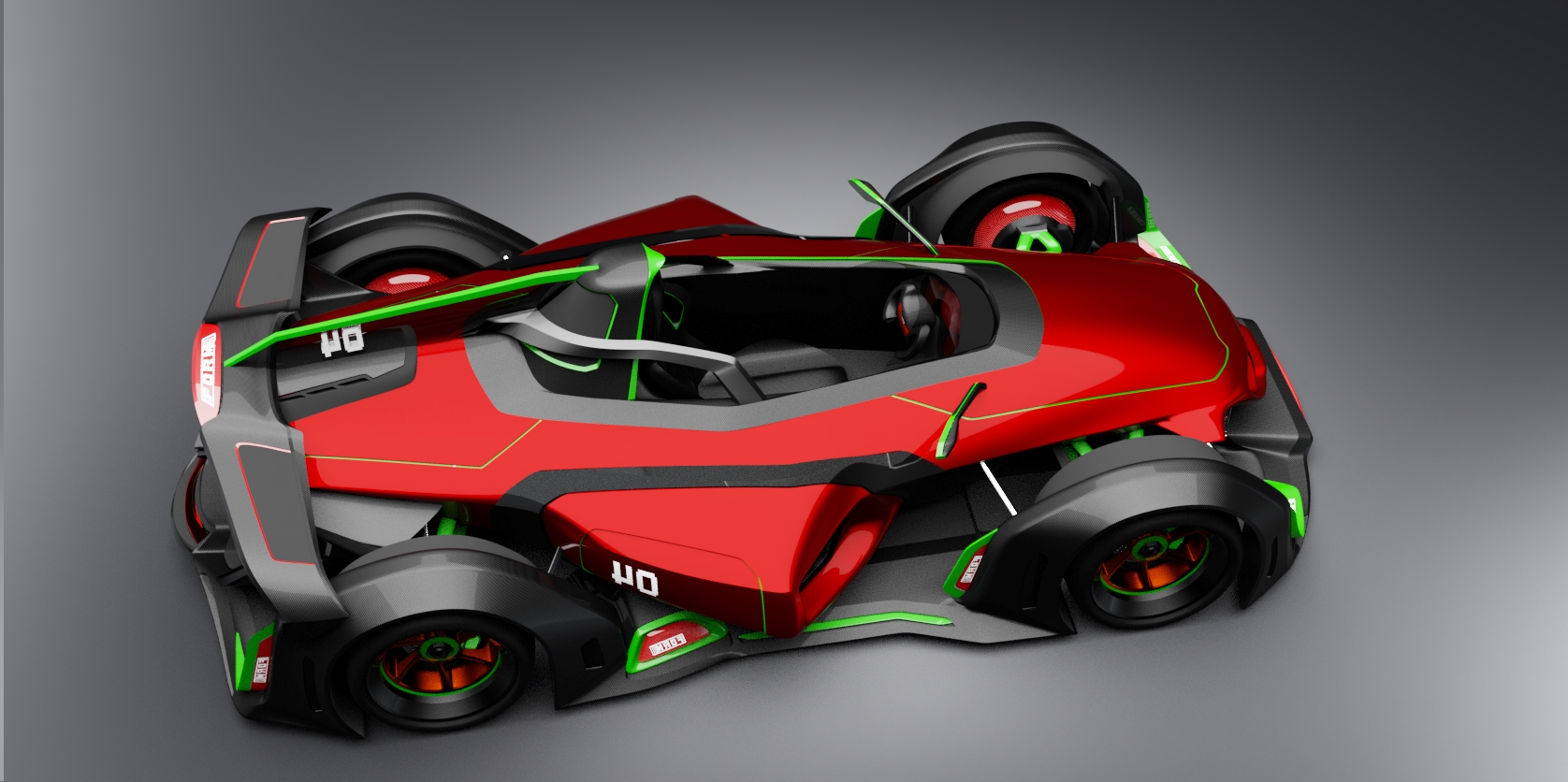 Personal design，racing，automobile，Shape design，
