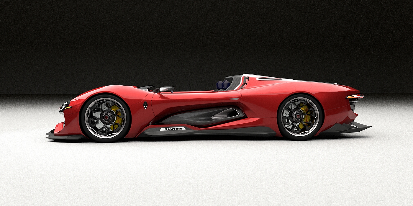Personal design，racing，automobile，Shape design，