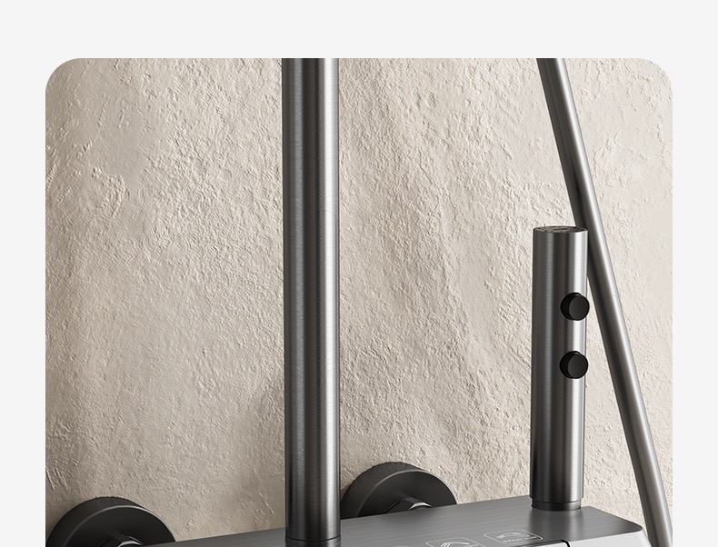 Piano shower，Digital display，four functions，